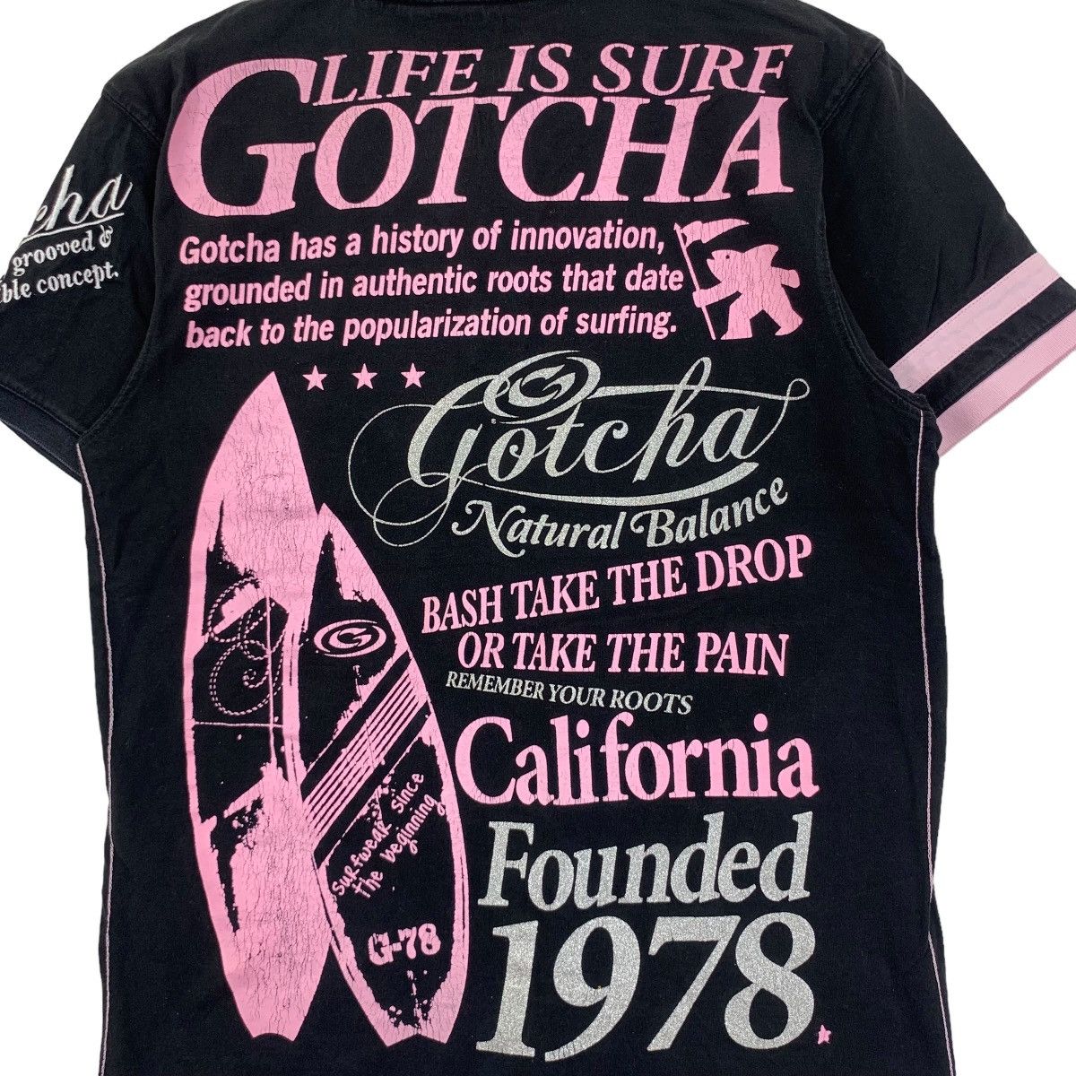 Gotcha Vintage GOTCHA INTERNATIONAL SURF Polo Tee Shirt Size L / US 10 / IT 46 - 6 Thumbnail