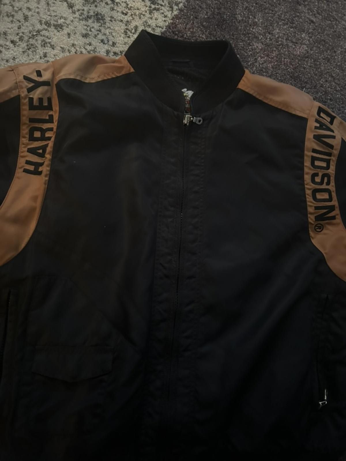 Harley Davidson Harley-Davidson Nylon Riding Bomber Jacket Size US L / EU 52-54 / 3 - 2 Thumbnail
