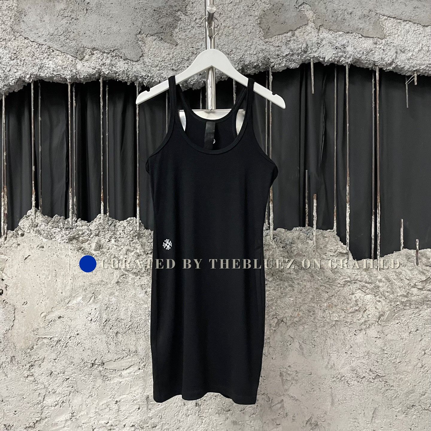 Chrome Hearts Chrome Hearts Black Sleeveless Slip Dress