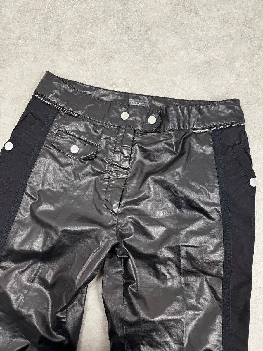 Dries Van Noten AW2020 Dries Van Noten Black Biker Pants Size US 32 / EU 48 - 6 Thumbnail