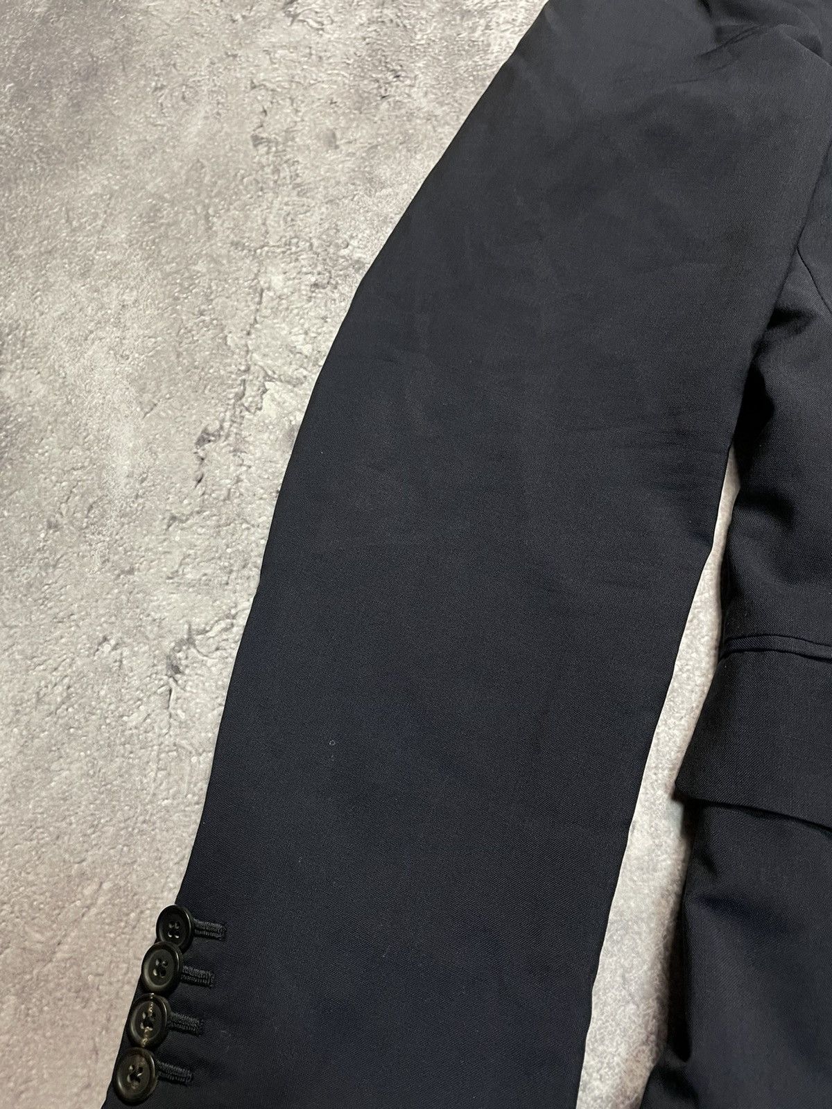 Prada Prada Milano Tailored Black VW Mohair Suit Size 50R - 7 Thumbnail