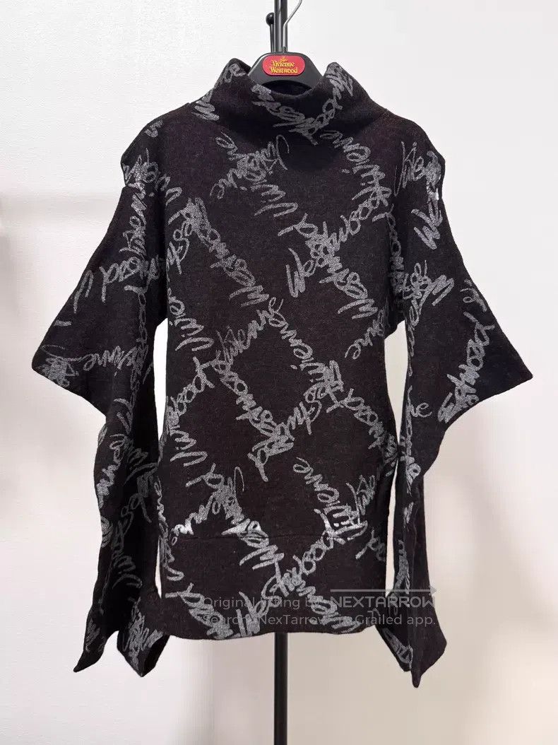 Vivienne Westwood Vivienne Westwood Graffiti Witch Pullover Dress with Defor Size M / US 6-8 / IT 42-44 - 2 Thumbnail