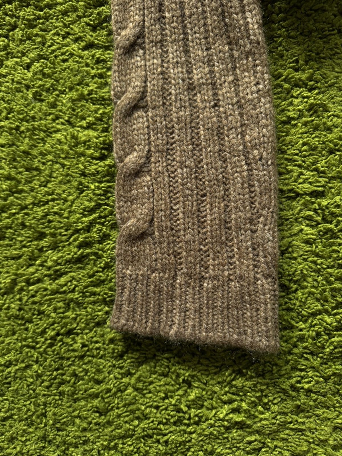 Nanushka Nanushka alpaca wool blend cable knit ribbed sweater Size L / US 10 / IT 46 - 2 Thumbnail