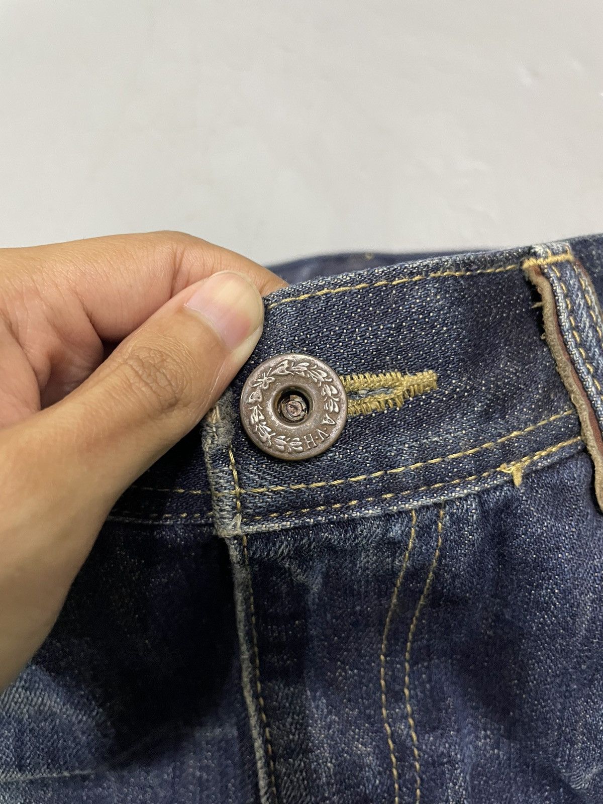 Seditionaries A.V.H Relaxed Fit Jeans Distressed Indigo Size US 36 / EU 52 - 3 Thumbnail