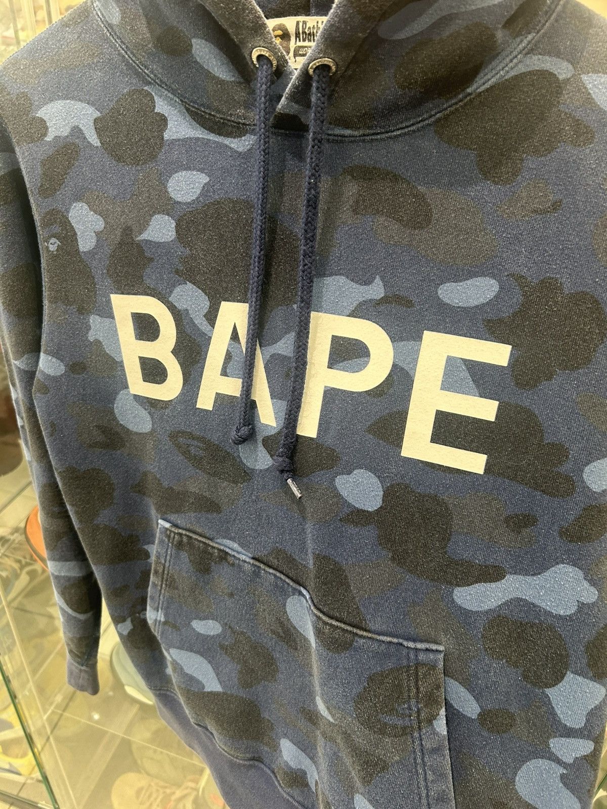 Bape Bape Blue Camo pullover Size US M / EU 48-50 / 2 - 2 Thumbnail