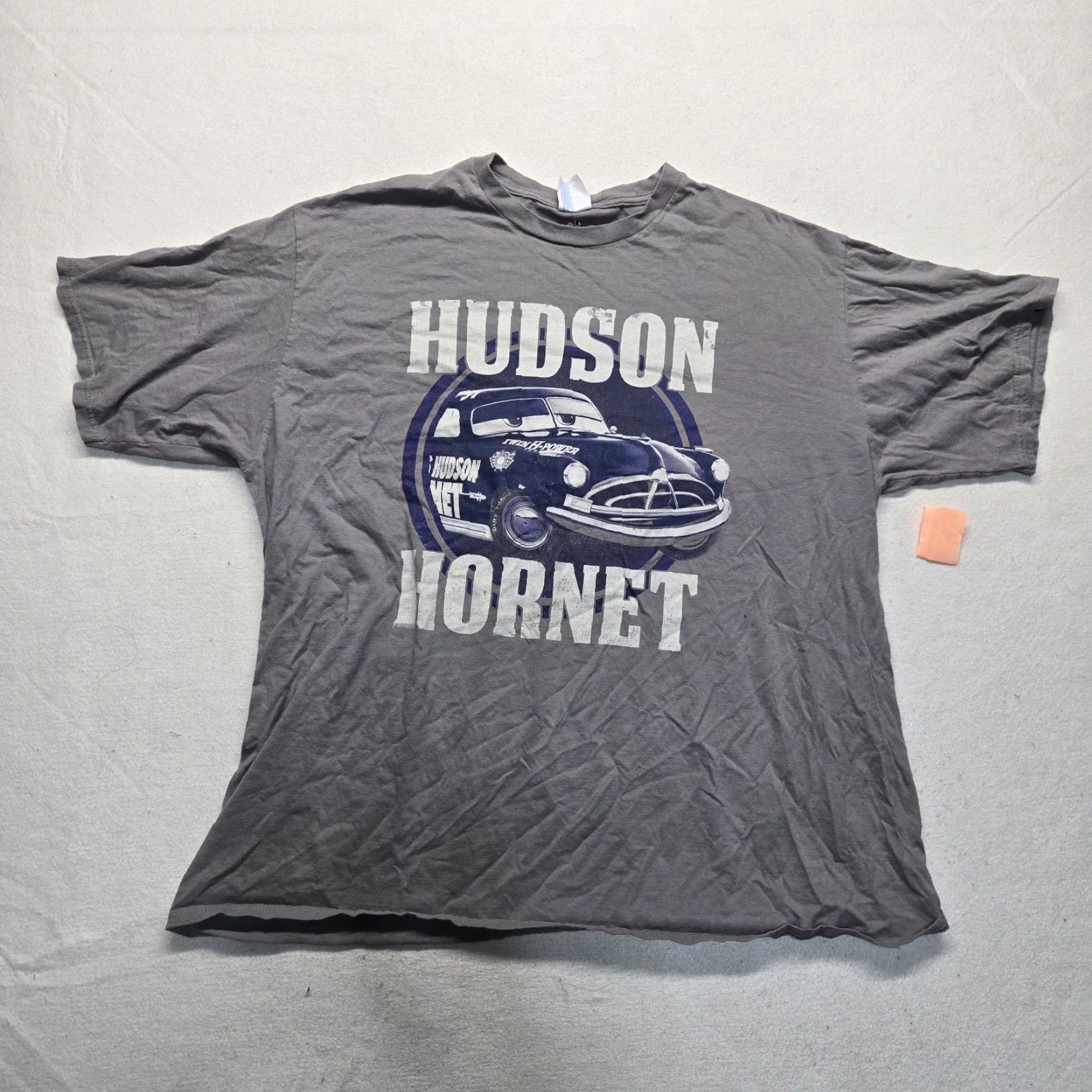 Disney Disney Pixar Cars Hudson Hornet Badge T-Shirt Unisex Adult 2XL Gray Short Sleeve Regular Fit Sports Size US XXL / EU 58 / 5 - 2 Thumbnail