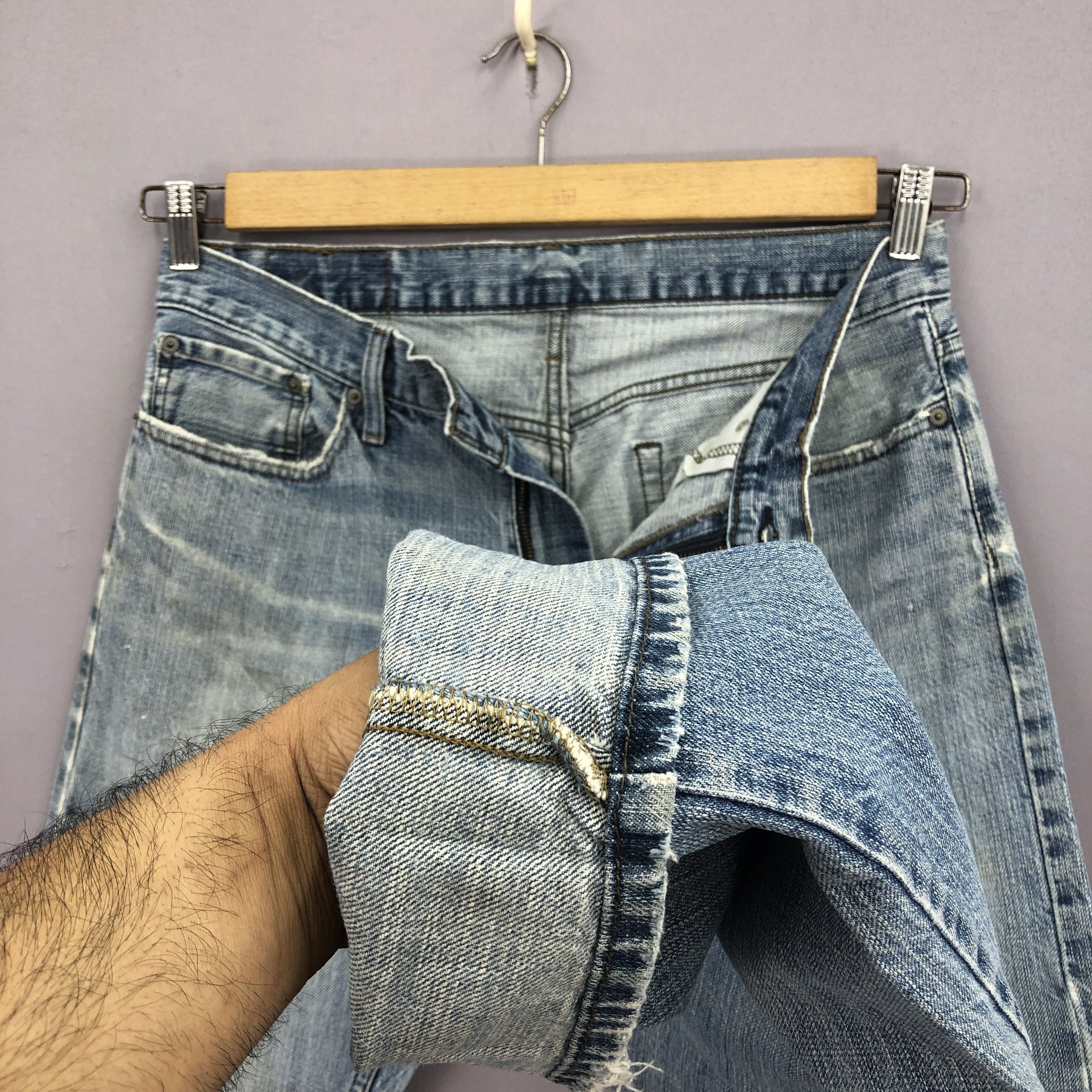 Levi's Vintage Levis Distressed Jeans Levi's Ripped Denim BS47149 Size US 32 / EU 48 - 8 Thumbnail