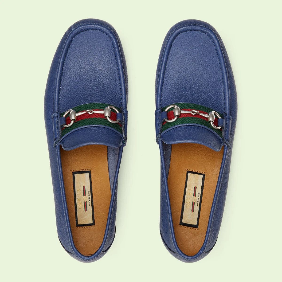 Gucci o1s1wg110125 Horsebit Loafers in Blue Size US 7.5 / EU 40-41 - 4 Thumbnail