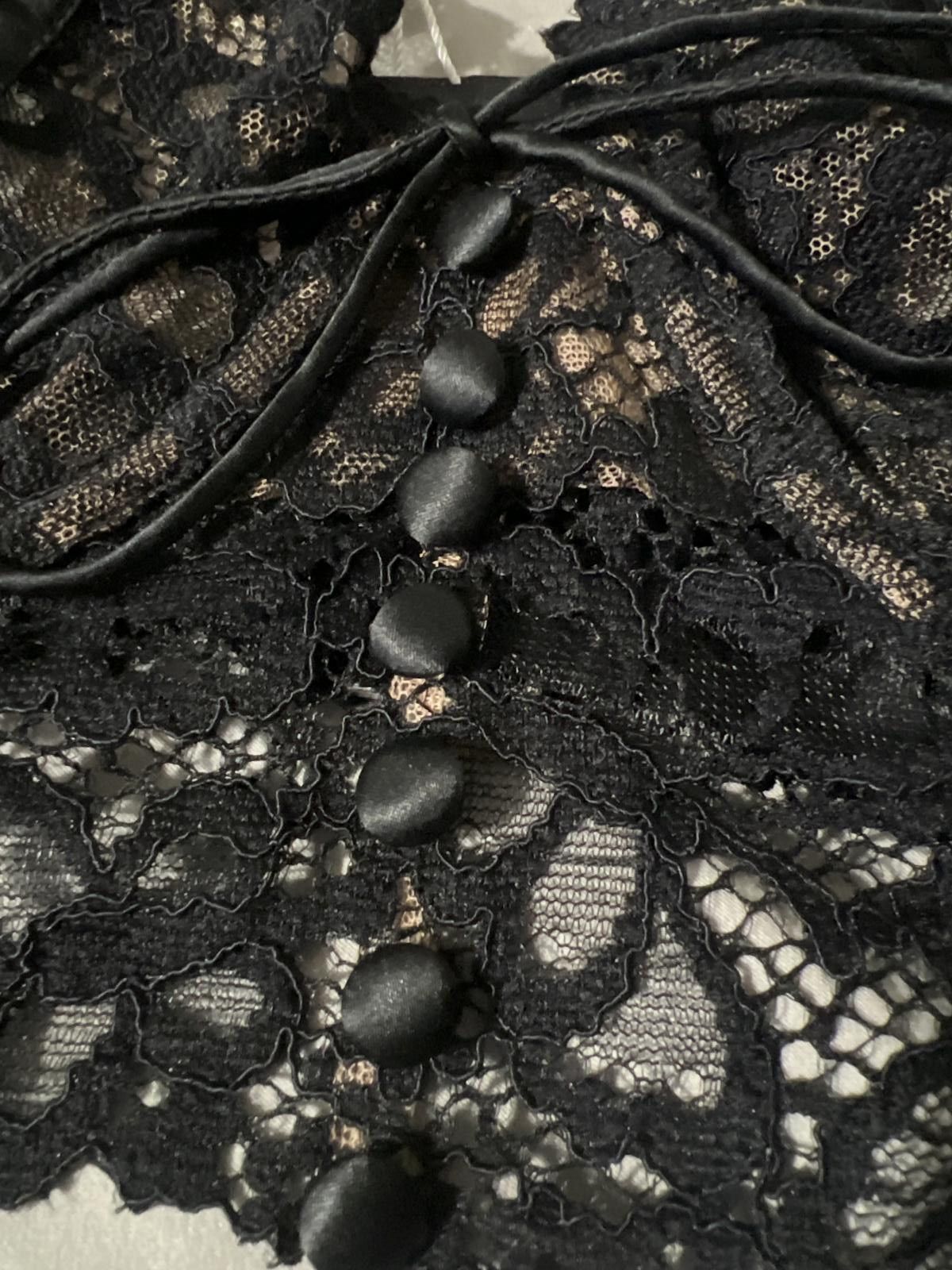 Other For Love & Lemons Black Lace Bralette Crop Top Size ONE SIZE - 4 Thumbnail