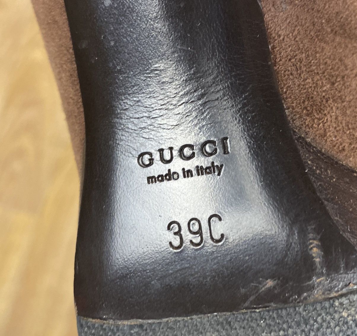 Gucci GUCCI Brown Suede And Leather Trim Buckle Details Pumps Size US 9 / IT 39 - 4 Thumbnail