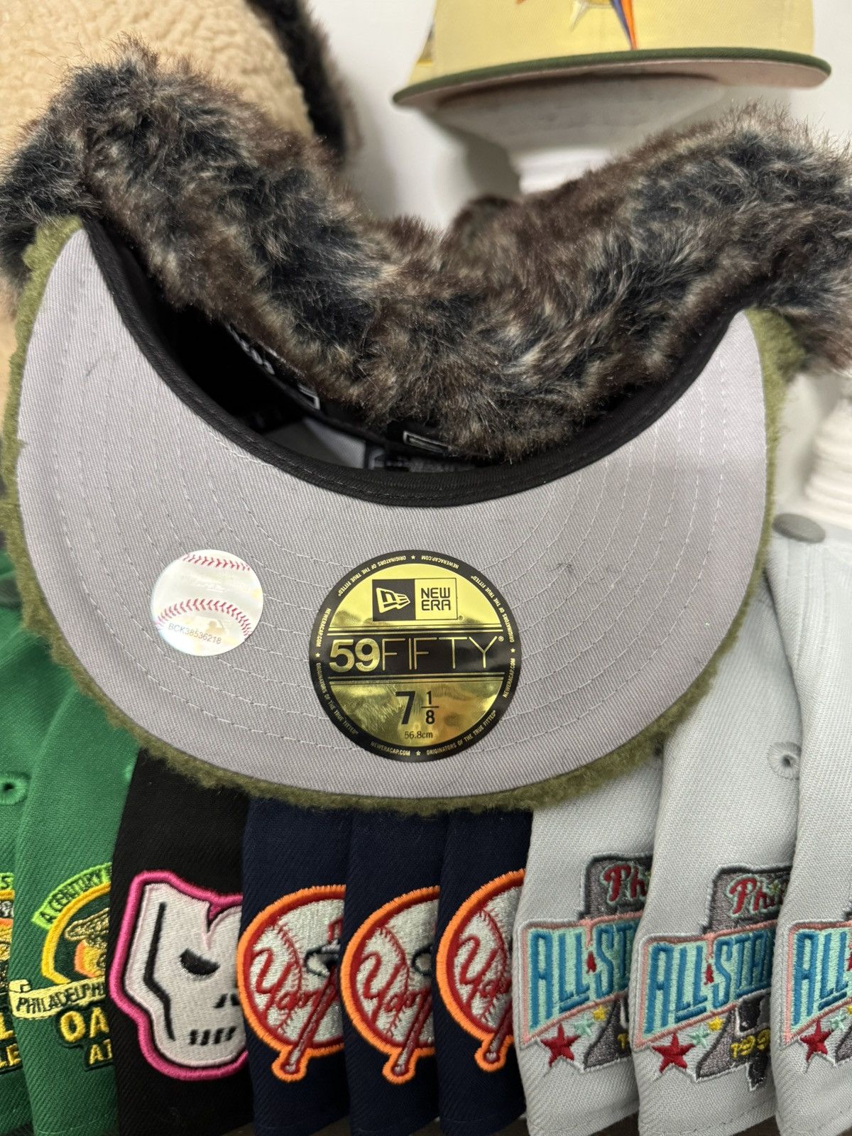 Hat Club × MyFitteds × New Era Myfitteds New York Yankees Sherpa dog ear 1999 Size ONE SIZE - 2 Thumbnail