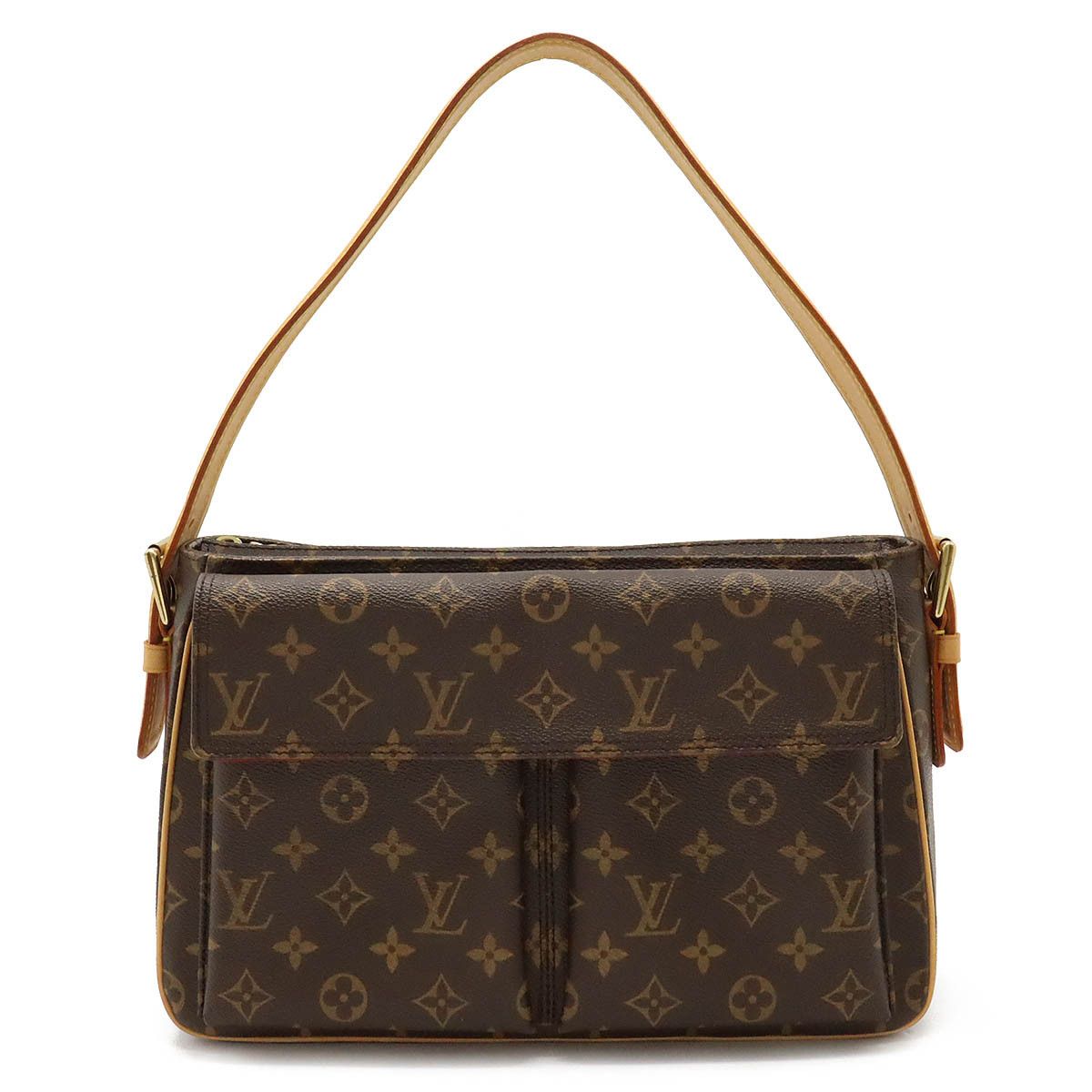 Louis Vuitton Louis Vuitton Louis Vuitton Monogram Viva Cite GM Shoulder Bag M51163 Canvas Shoulder Bag M51163 in Great Condition Size ONE SIZE - 1 Thumbnail