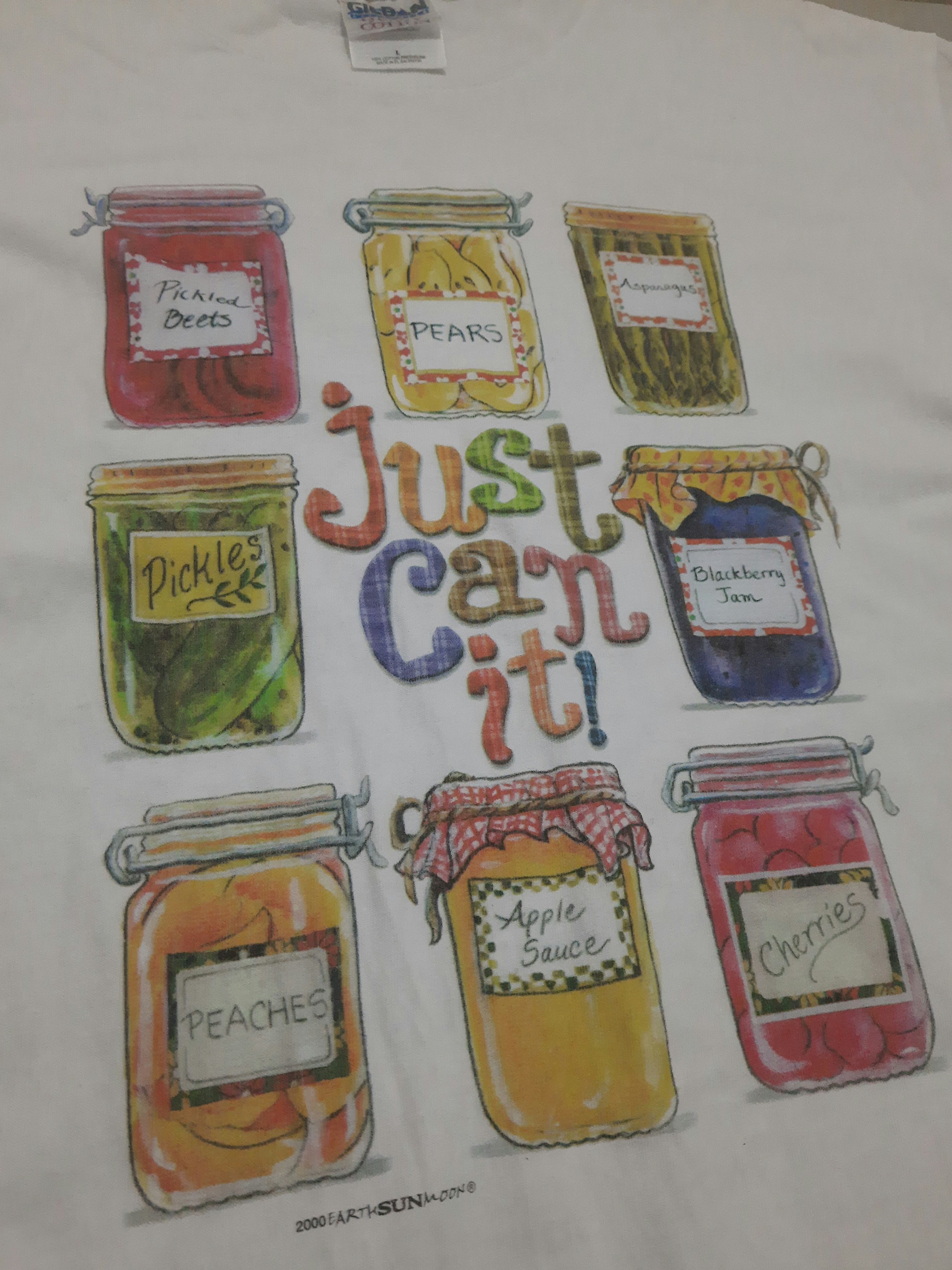 Vintage Vintage Gildan Dated 2000 Just can it Tee Size US M / EU 48-50 / 2 - 2 Thumbnail