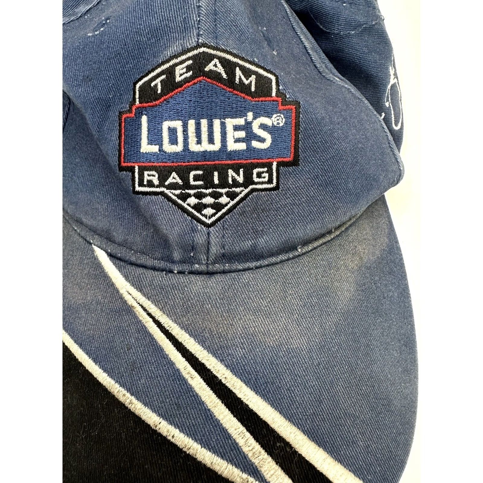 NASCAR Winners Circle Nascar Lowes Team Racing #48 Jimmie Johnson Hat Adult Blue Adjustable Size ONE SIZE - 2 Thumbnail