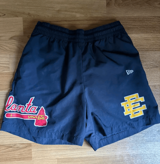 Eric Emanuel × MLB Eric Emanuel EE Basic/Core Atlanta Braves New Era MLB Shorts Size US 30 / EU 46 - 3 Thumbnail