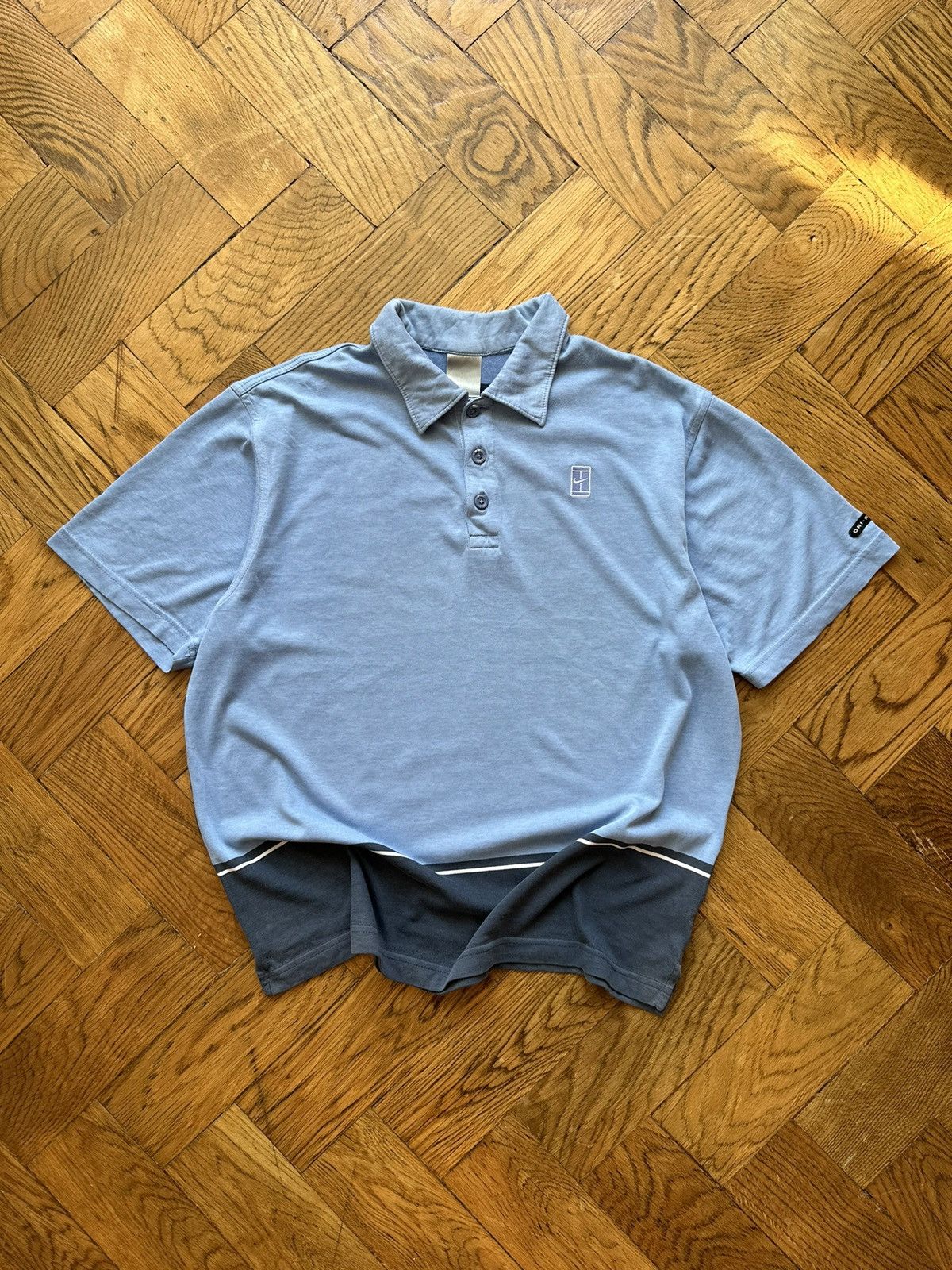 Nike × Vintage Vintage Nike Court logo polo t shirt Size US S / EU 44-46 / 1 - 2 Thumbnail