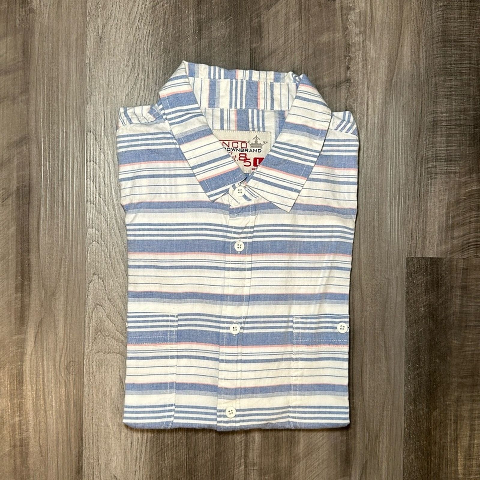 JNCO JNCO Crown Brand Short Sleeve Button Down - Large Size US L / EU 52-54 / 3 - 1 Thumbnail