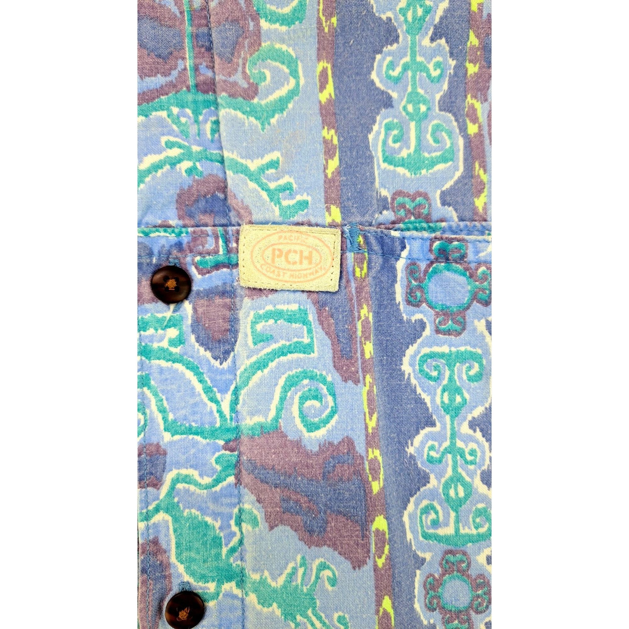 Vintage Vintage PCH Pacific Coast Highway Men Medium Ikat Print Size US M / EU 48-50 / 2 - 3 Thumbnail