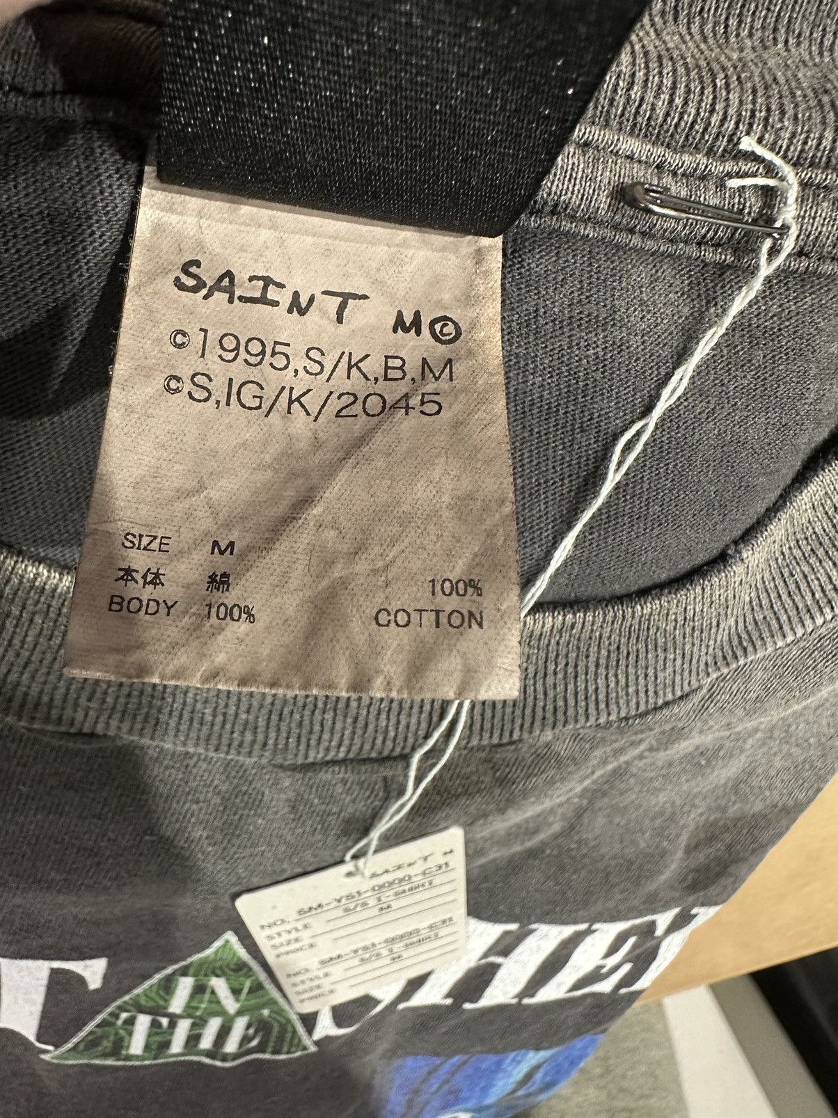 Saint Michael SAINT Mxxxxxx - Ghost In The Shell Tee Black Size US M / EU 48-50 / 2 - 3 Thumbnail