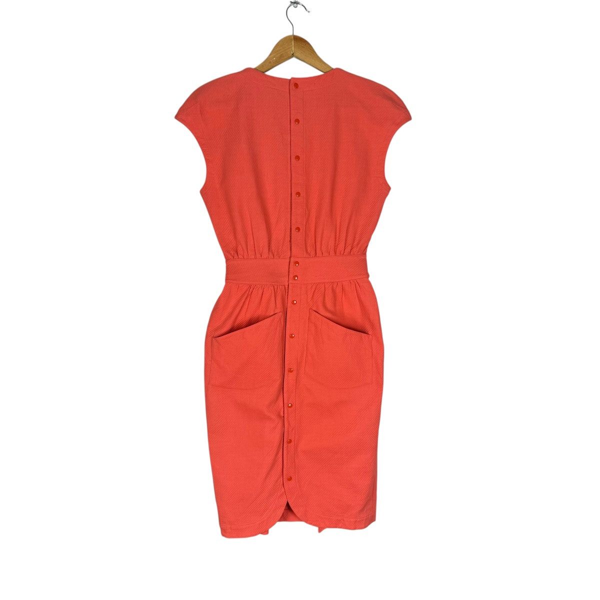 Thierry Mugler 🌟THIERRY MUGLER DRESS SNAP BUTTON SLEEVELESS Size S / US 4 / IT 40 - 12 Thumbnail