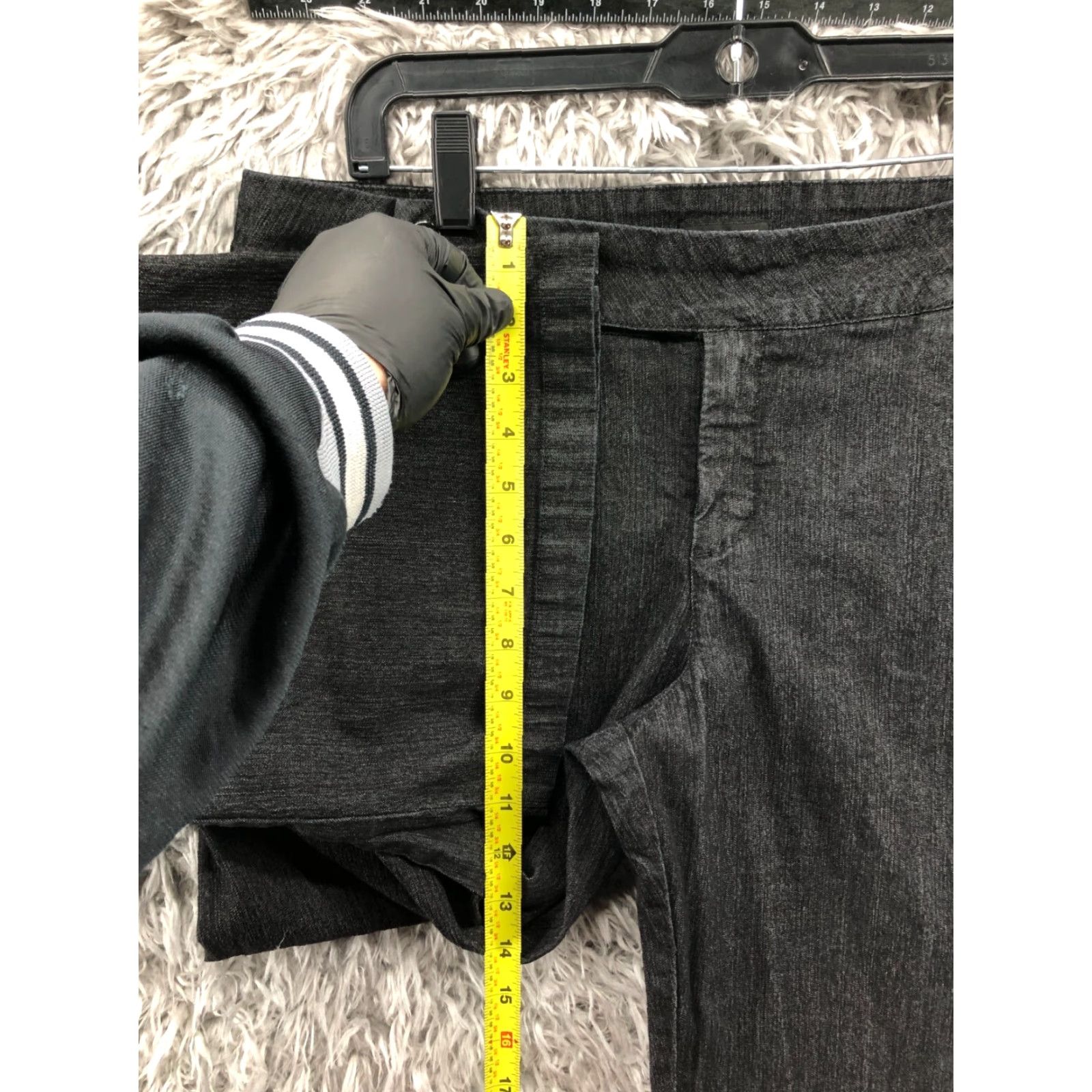 Vintage 111 State Jeans Womens Size 12 Mid Rise Dark Wash Black Denim Size 34" / US 12 / IT 48 - 4 Thumbnail