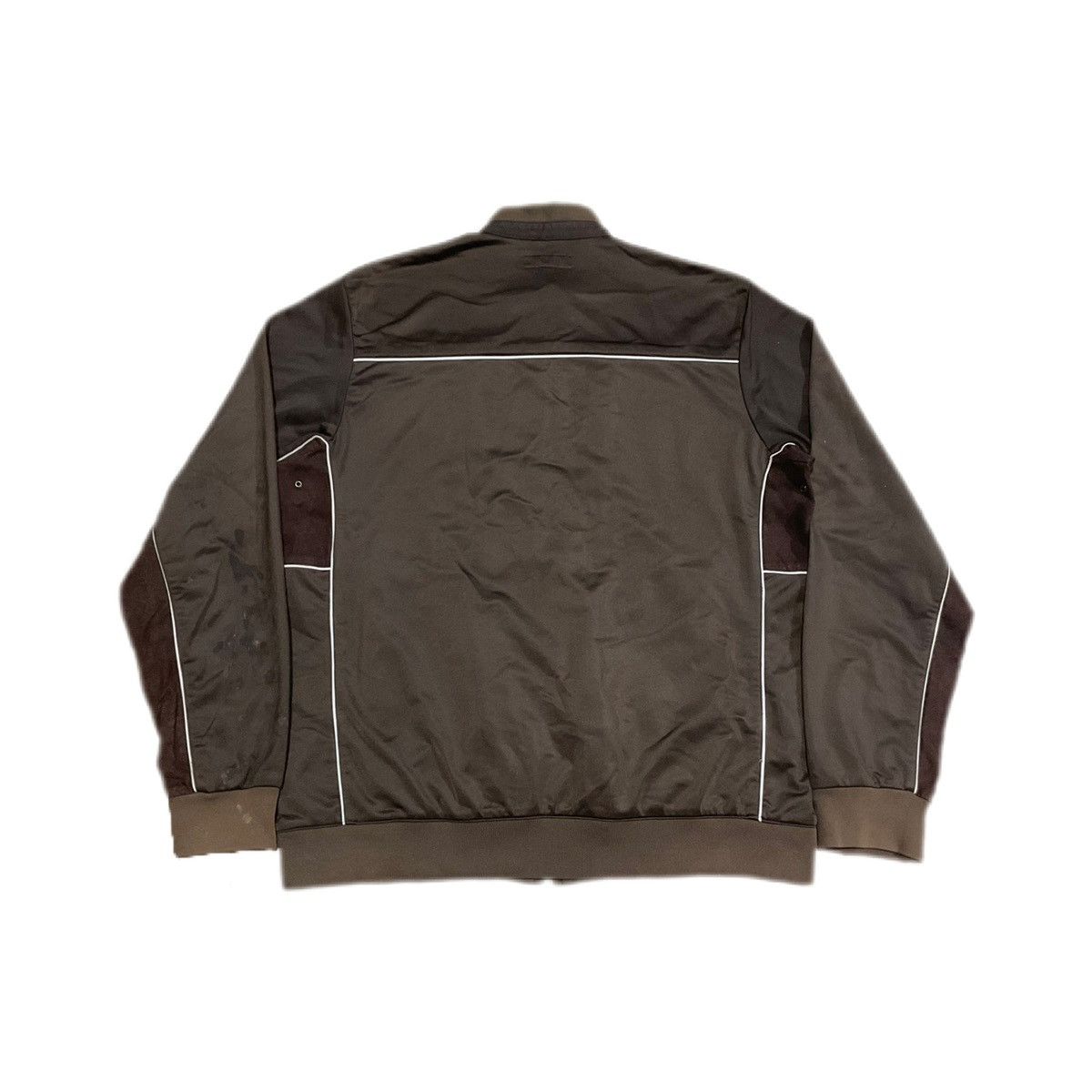 Supreme 🔥Archived Ss02 Supreme Brown Cement Jersey Jacket Size US XL / EU 56 / 4 - 4 Thumbnail