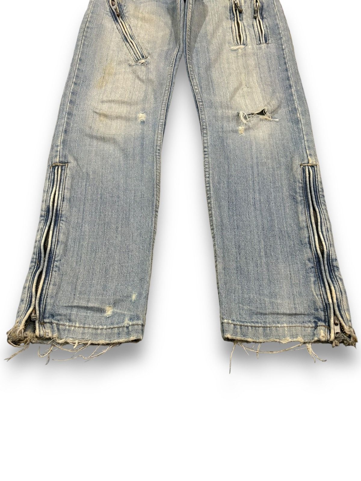 KMRii Vintage Kiliwatch Mud Wash Distressed Punk Grunge Jeans Size US 32 / EU 48 - 8 Thumbnail