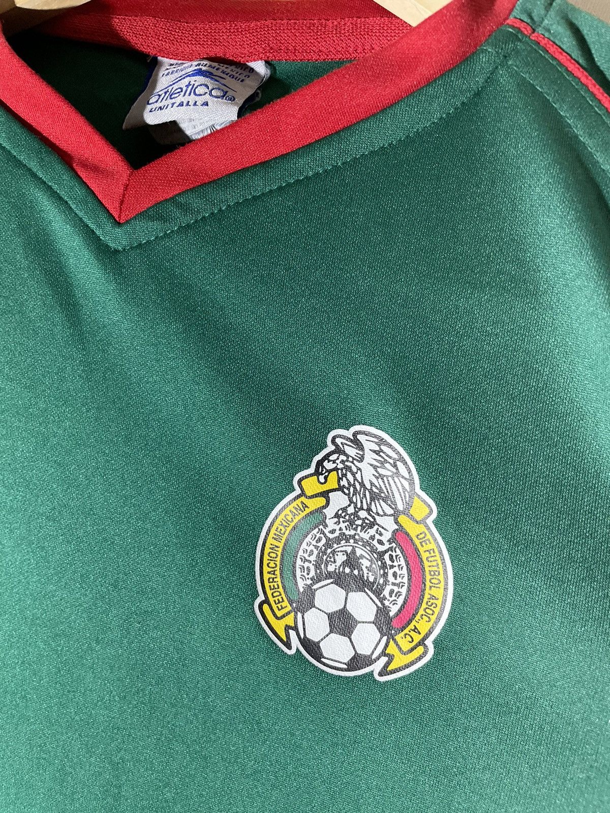 Vintage Atletica Mexico 2002 vintage soccer jersey Size US L / EU 52-54 / 3 - 8 Thumbnail