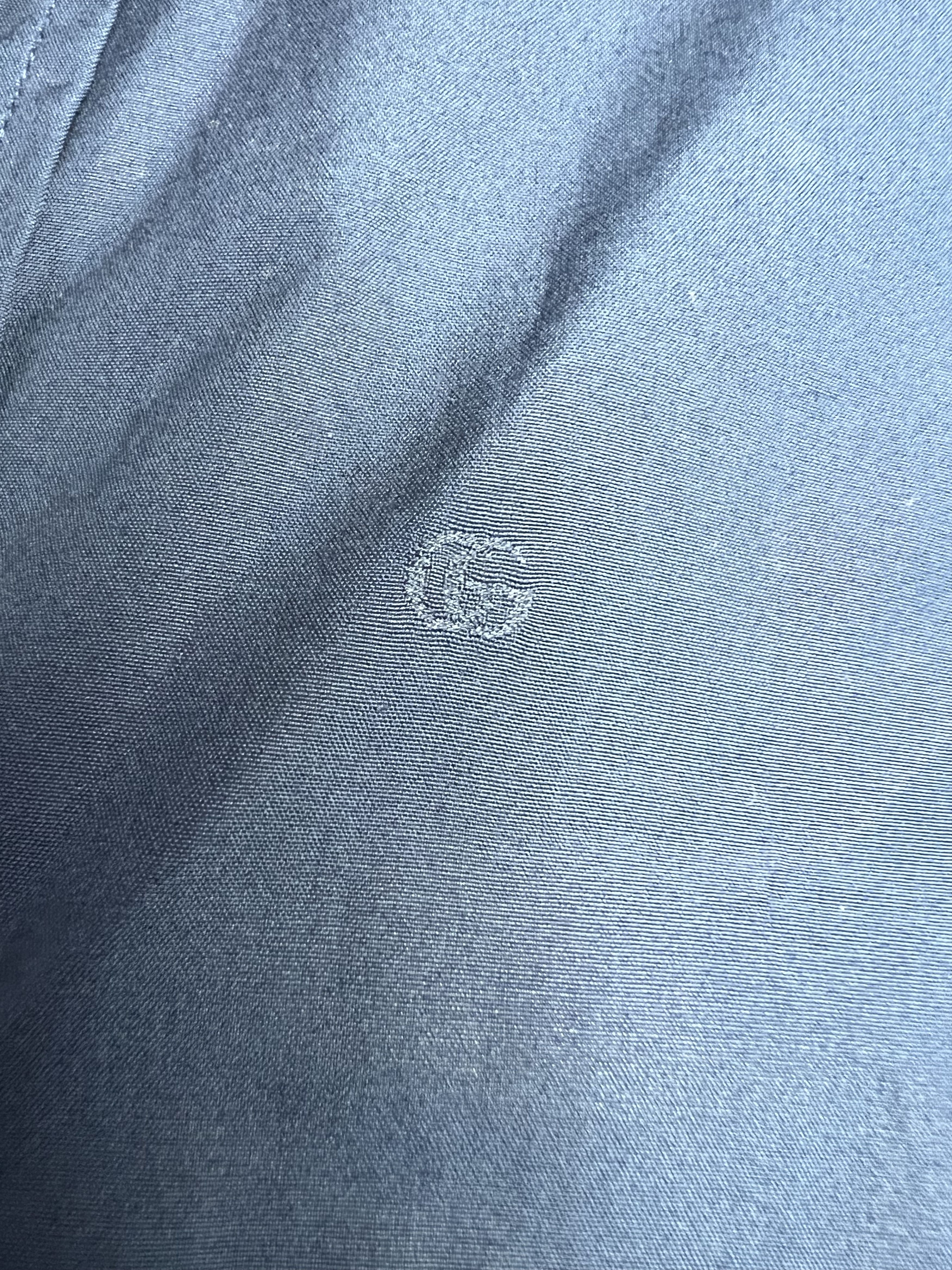 Gucci Gucci GG Classic Oxford Stripe Shirt - Dark Blue Size 44R - 9 Thumbnail