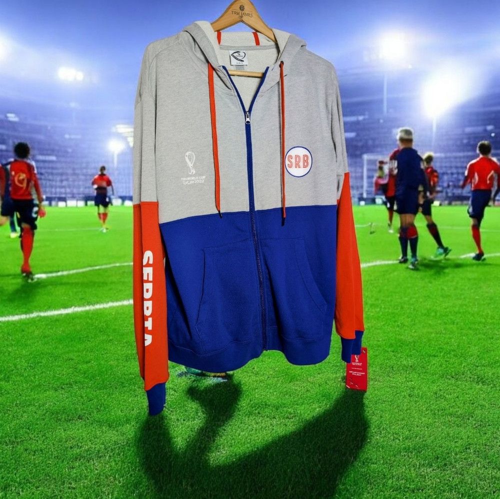 Other FIFA 2022 World Cup Serbia Hoodie Sz XL NWT Size US XL / EU 56 / 4 - 1 Thumbnail