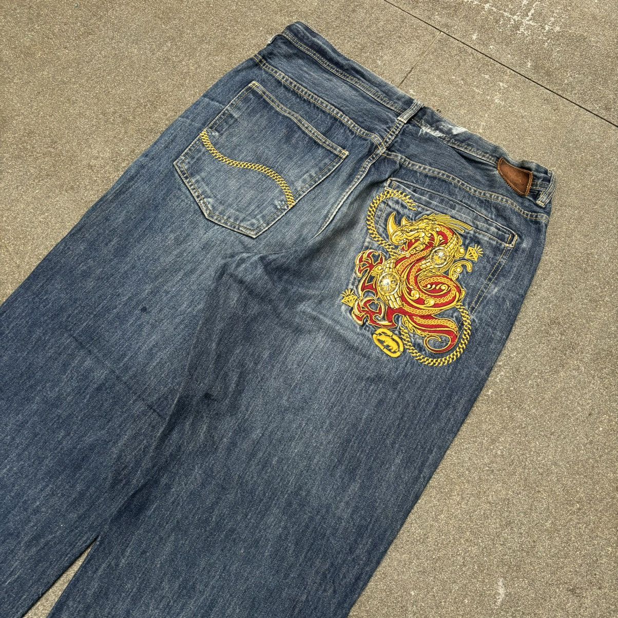 Ecko Unltd. × JNCO × Vintage Vintage Crazy Ecko Unltd. Baggy Jeans Size US 38 / EU 54 - 2 Thumbnail