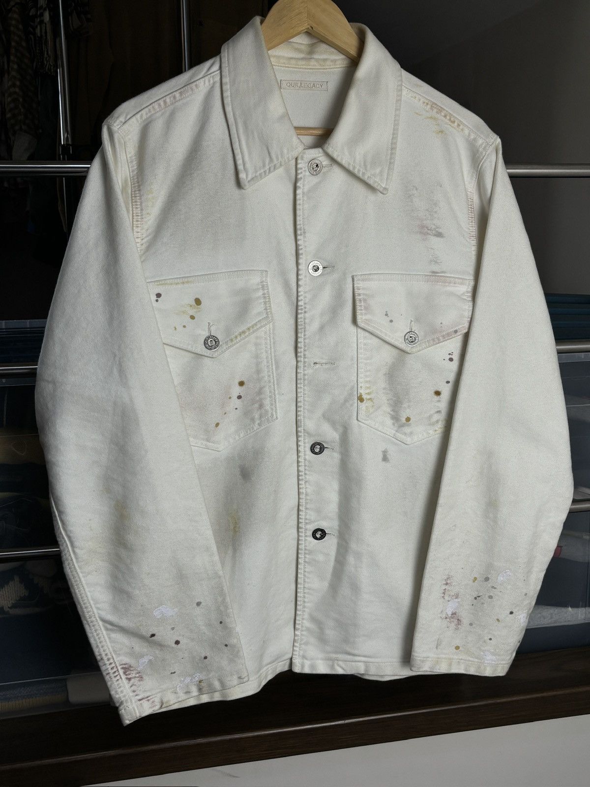Our Legacy Our Legacy De Con Jacket Decksplatter Dyed By Hand Size US M / EU 48-50 / 2 - 2 Thumbnail