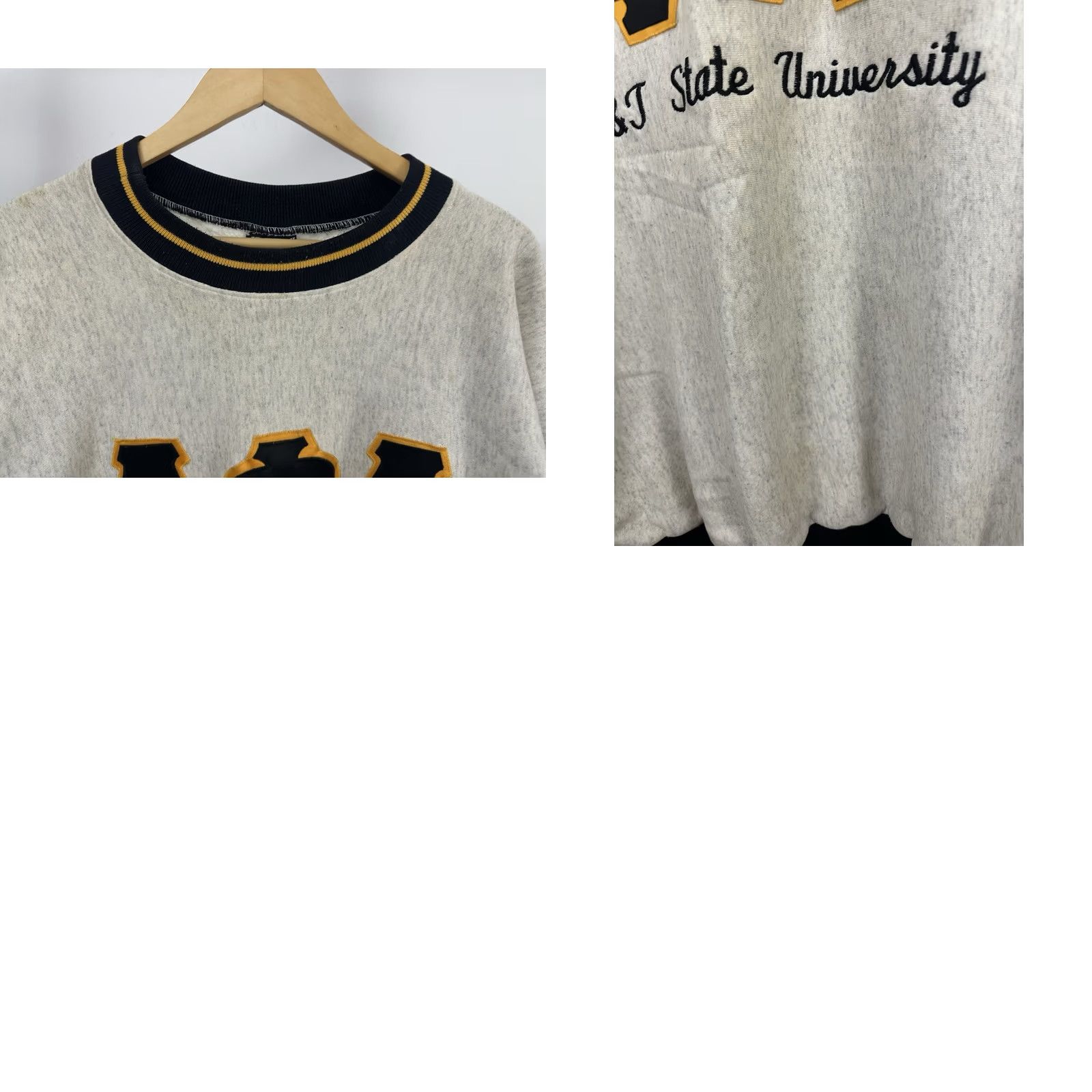 Vintage VINTAGE Alpha Phi Alpha A&T State University Aggies HBCU Fraternity Sweatshirt XL Gray 90s Mens Size US XL / EU 56 / 4 - 8 Thumbnail