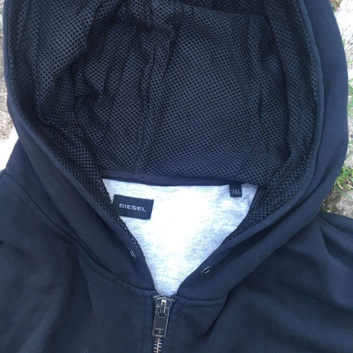 Diesel × Le Grande Bleu (L.G.B.) 3XL Diesel zip up mesh hoodie Size US XXL / EU 58 / 5 - 4 Thumbnail
