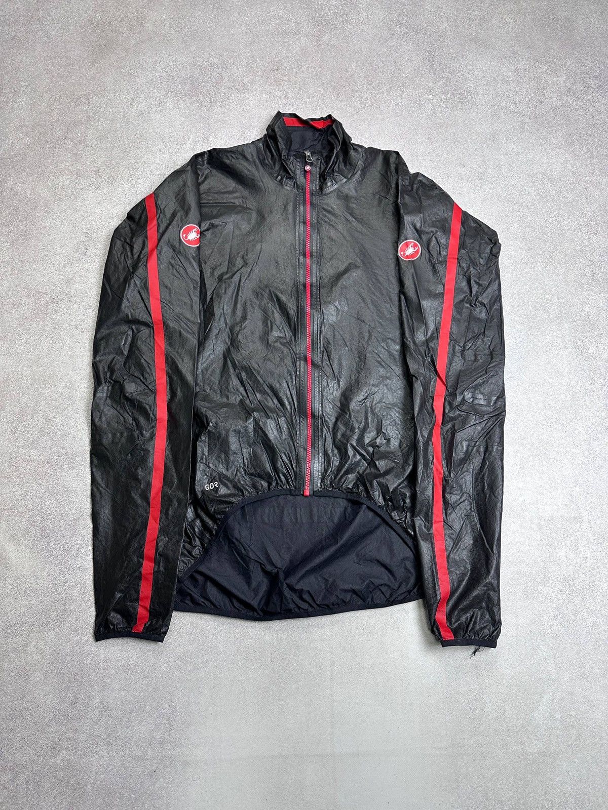 Vintage Castelli Nylon Cycling Reflective Black Jacket XL Size US XL / EU 56 / 4 - 2 Thumbnail