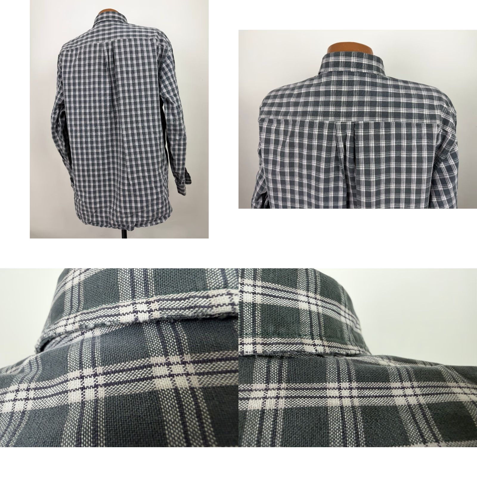 Eddie Bauer VINTAGE Eddie Bauer Shirt Men Large Tall Green Heavyweight Plaid Button-Up 90s Grunge Outdoor Pockets Mens Size US L / EU 52-54 / 3 - 8 Thumbnail