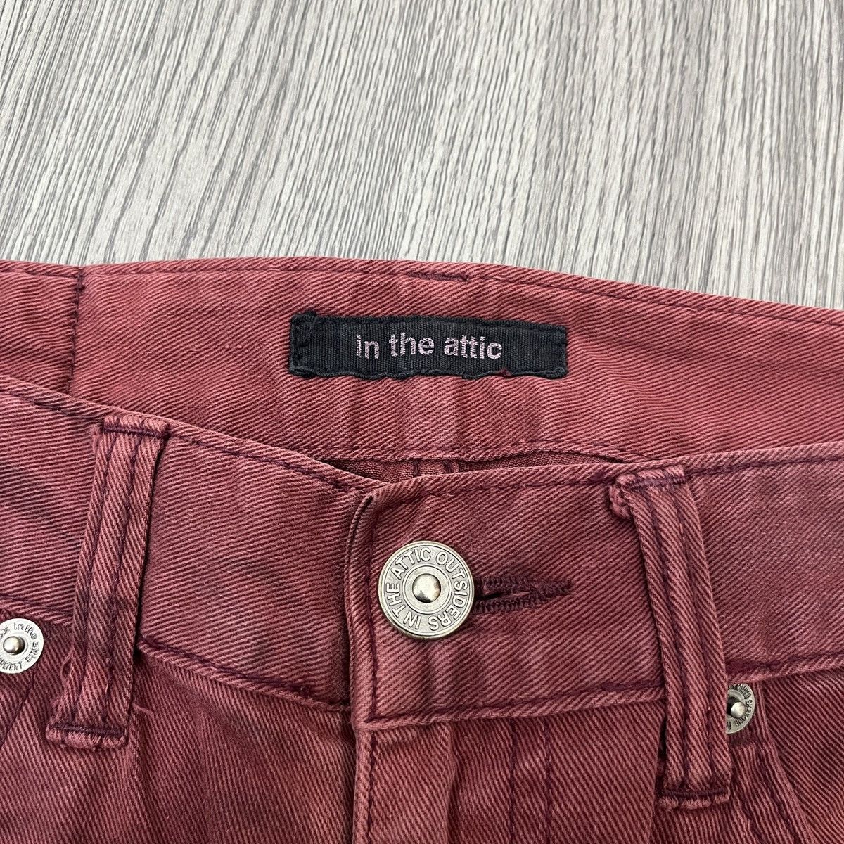 14th Addiction 2000s In The Attic - Red Blood Distressed Denim ifsix Lgb Size US 31 - 17 Thumbnail