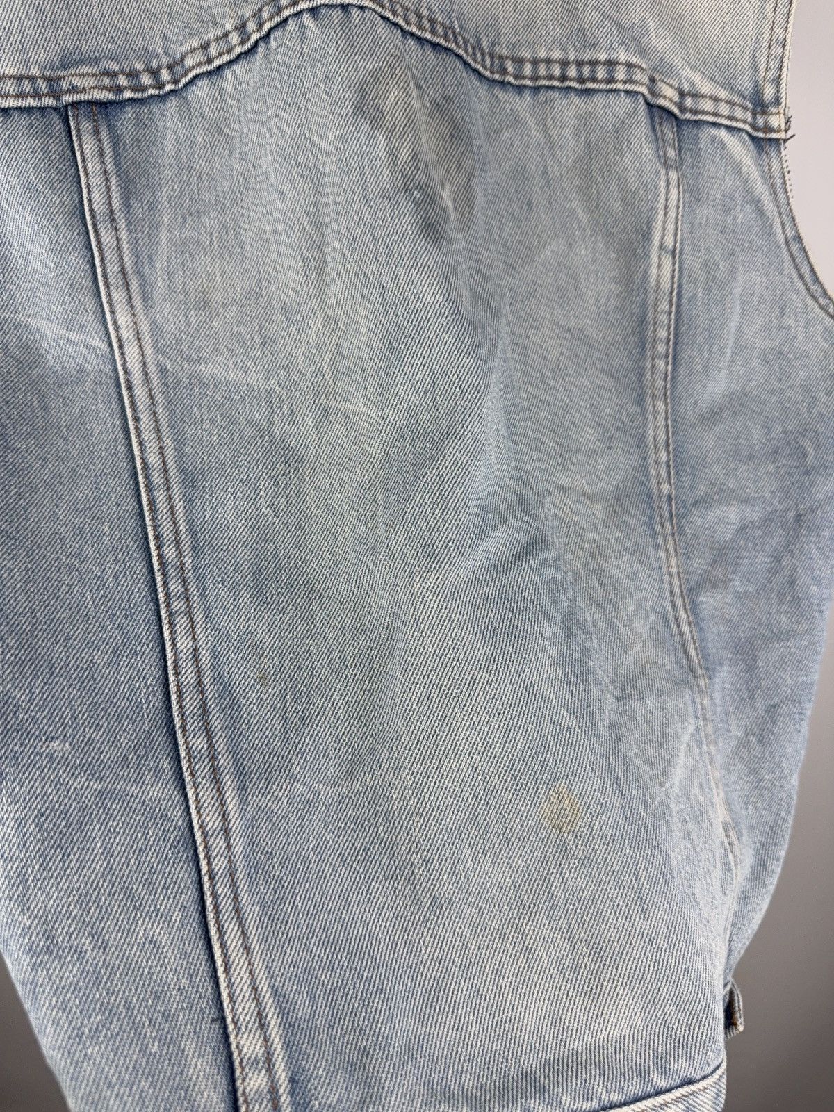 Levi's Vintage Clothing Vintage 80s Archive Retro Levi’s Denim Vest Made in France Size M / US 6-8 / IT 42-44 - 13 Thumbnail