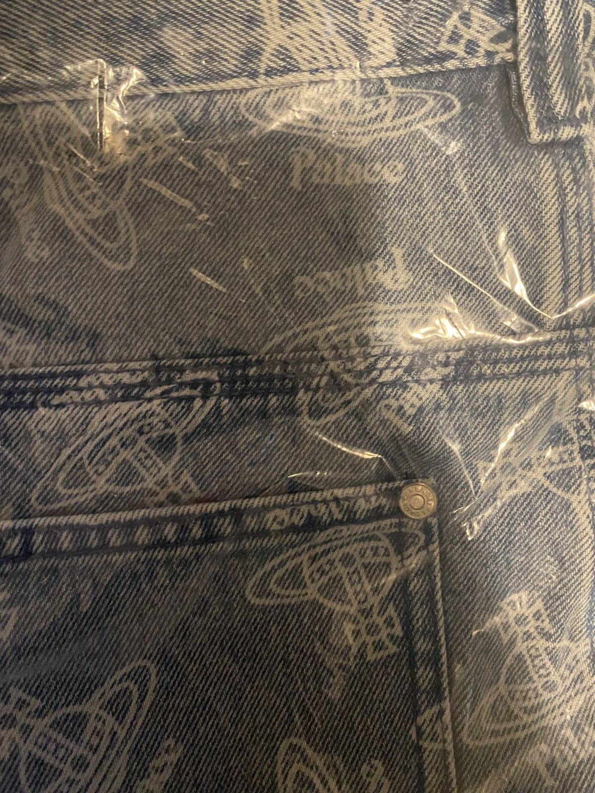 Palace × Vivienne Westwood Palace Vivienne Westwood Denim Shorts Orb Stone Wash 36 Size US 36 / EU 52 - 9 Thumbnail