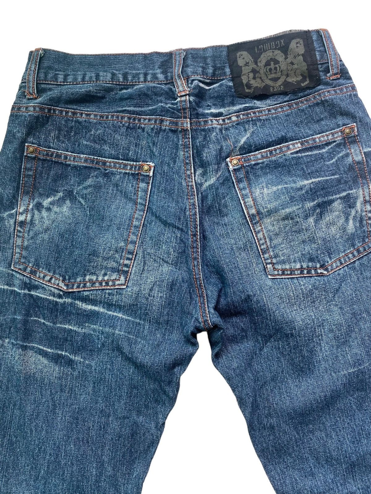 LOWBOX Vintage Lowbox Regular Fit Denim Punk Grunge Style Size US 28 / EU 44 - 5 Thumbnail