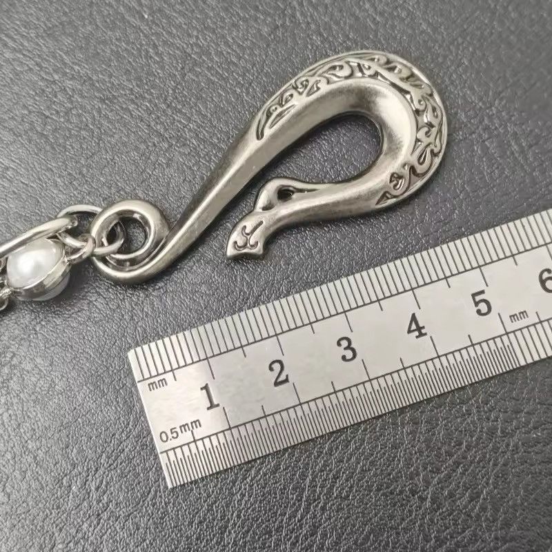 Japanese Brand × Jewelry Guitar Pick Metal Pearl Double-deck Pants Chain Size ONE SIZE - 3 Thumbnail