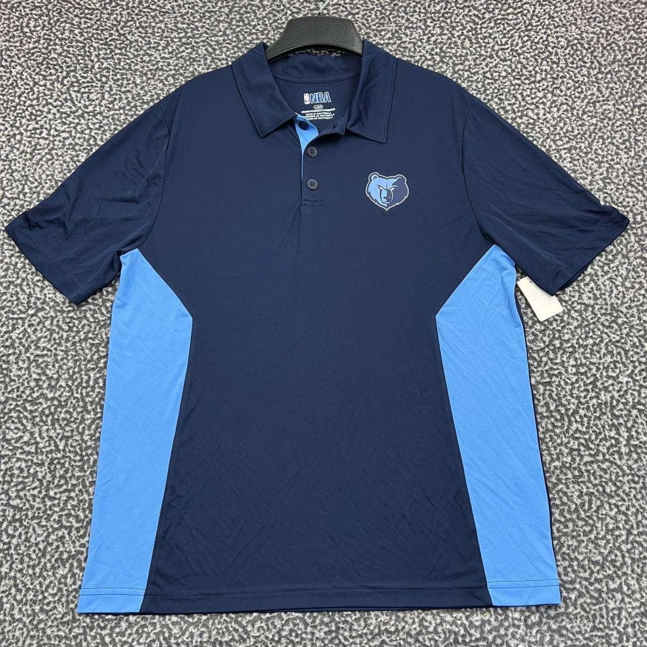 NBA Memphis Grizzlies Polo Shirt Men NBA Short Sleeve Collared L Size US L / EU 52-54 / 3 - 1 Thumbnail