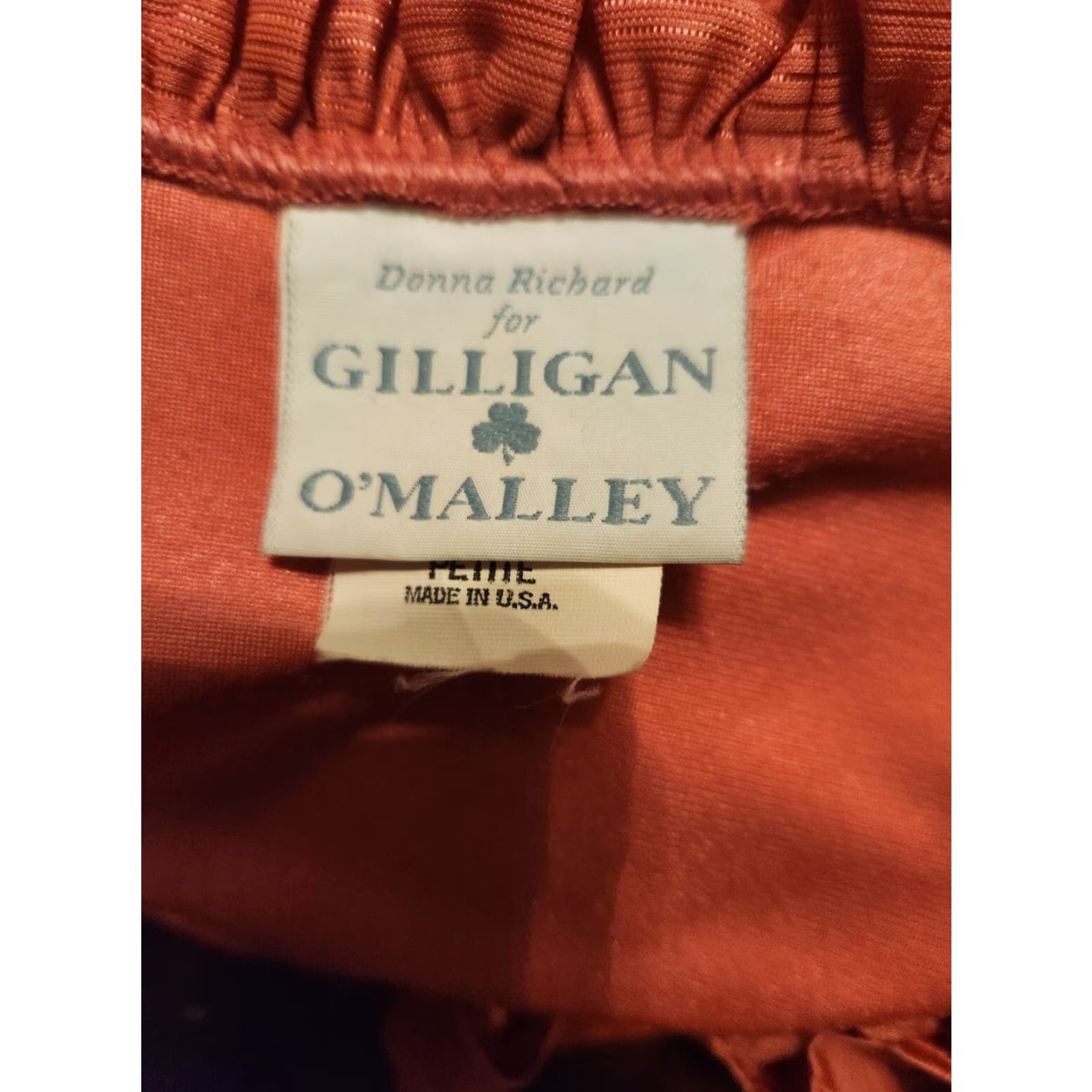 Vintage VINTAGE Donna Richard For Gilligan O'Malley Rose Pink Ruffle Robe Petite Size ONE SIZE - 4 Thumbnail