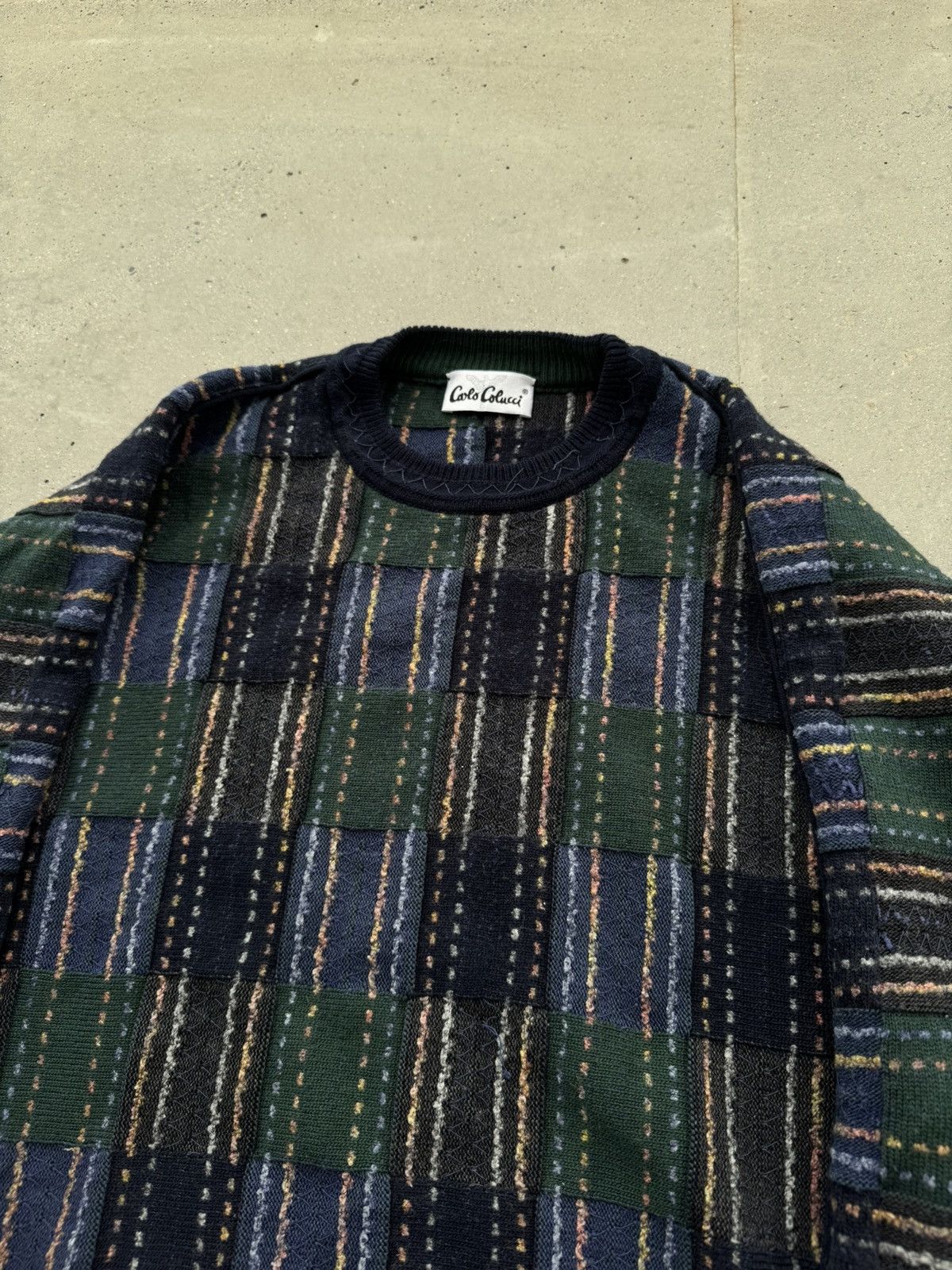 Carlo Colucci × Coogi × Vintage Carlo Colucci sweater knit jumper vintage Size US L / EU 52-54 / 3 - 2 Thumbnail