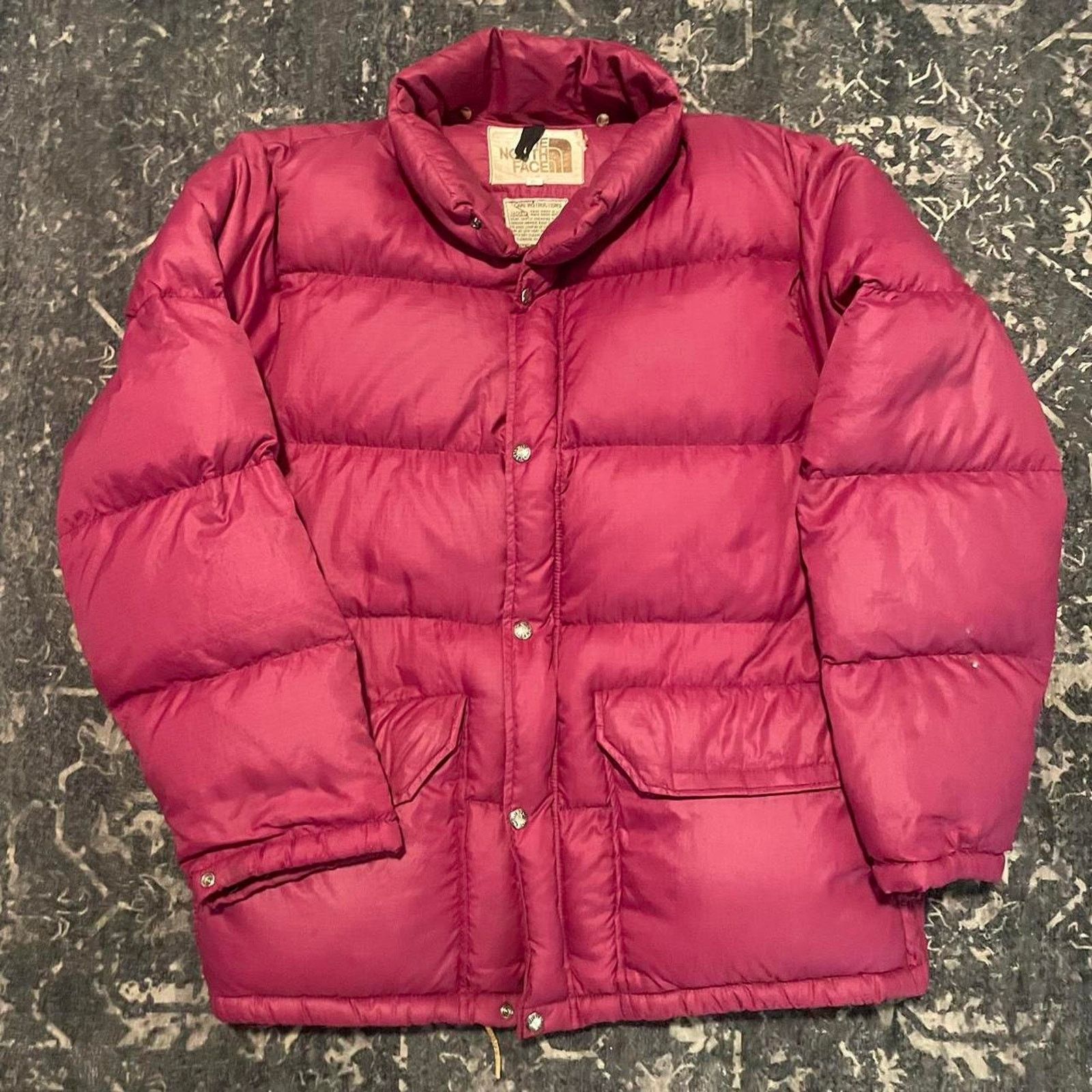 The North Face Vintage 80s Brown Label - Magenta Purple North Face Puffer Size US L / EU 52-54 / 3 - 1 Thumbnail