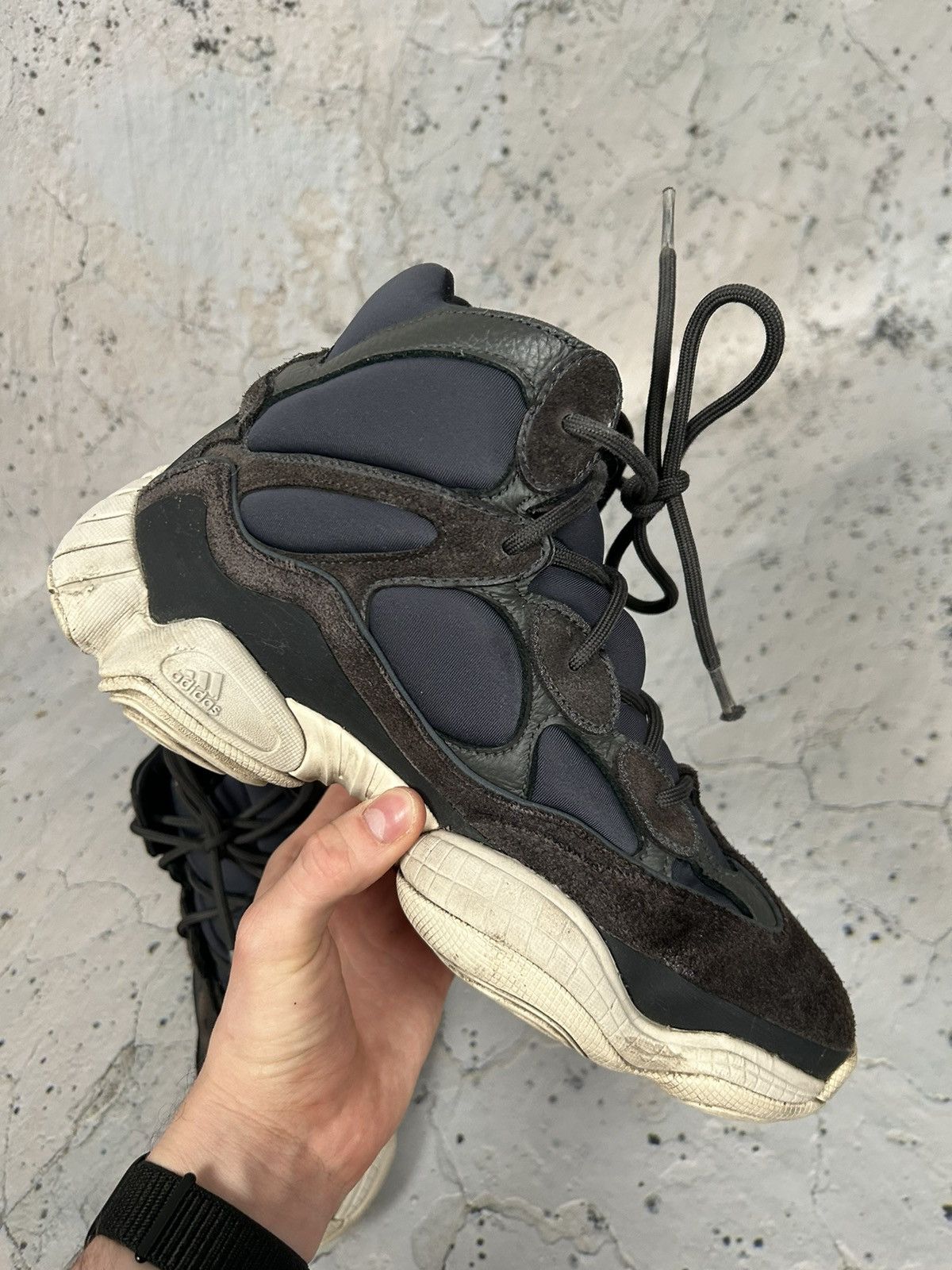 Adidas × Kanye West Yeezy 500 Slate Hi Sneakers Adidas Kanye West Streetwear Size US 9 / EU 42 - 4 Thumbnail