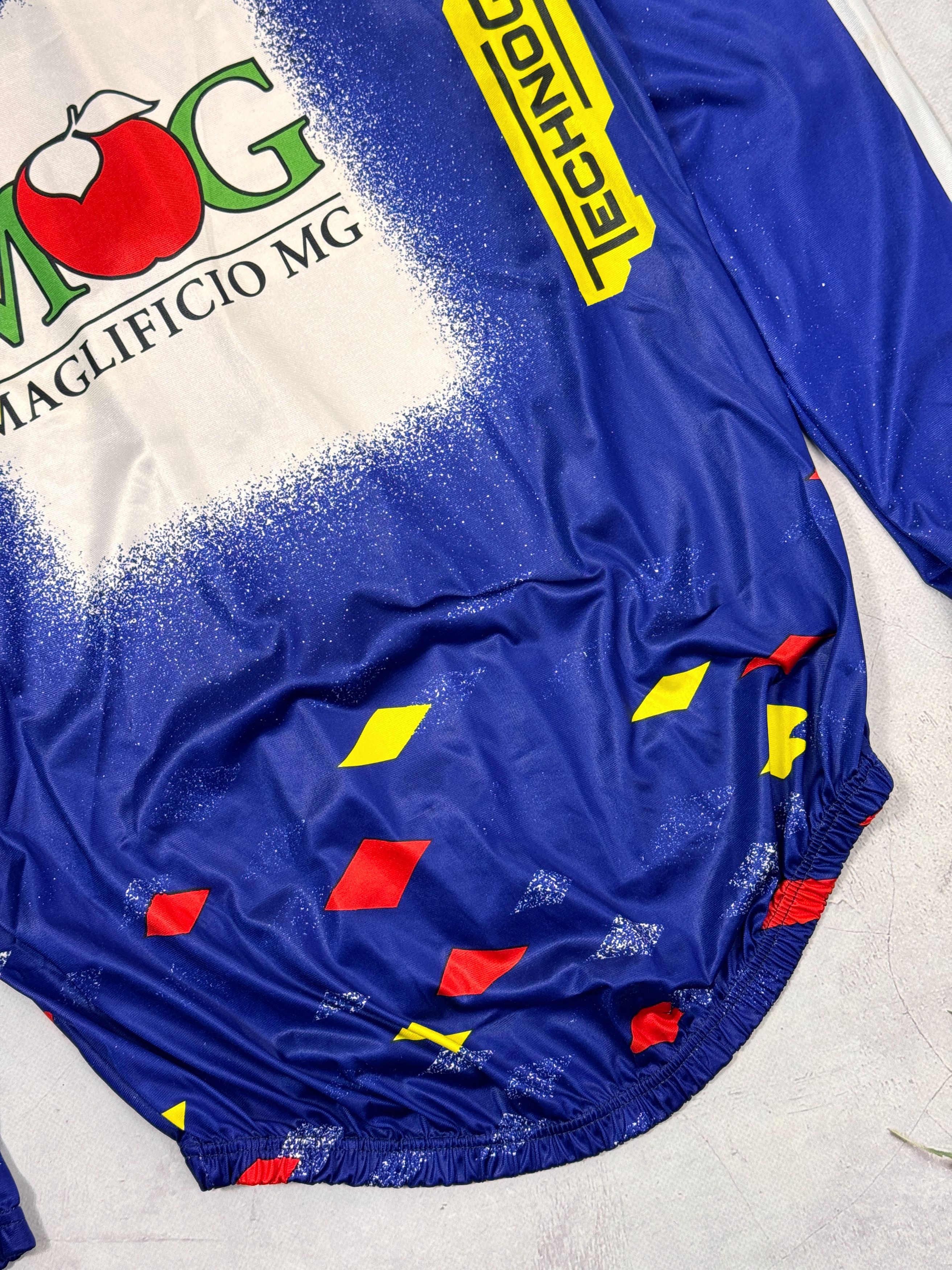 Vintage Vintage Nalini Cycling Jersey MOG TechnoGym Fausto Coppi Size US L / EU 52-54 / 3 - 12 Thumbnail