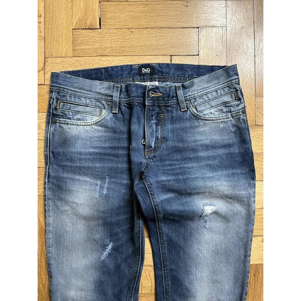 Dolce & Gabbana Dolce & Gabbana D&G Audacious Slim Distressed Jeans Size US 32 / EU 48 - 1 Thumbnail