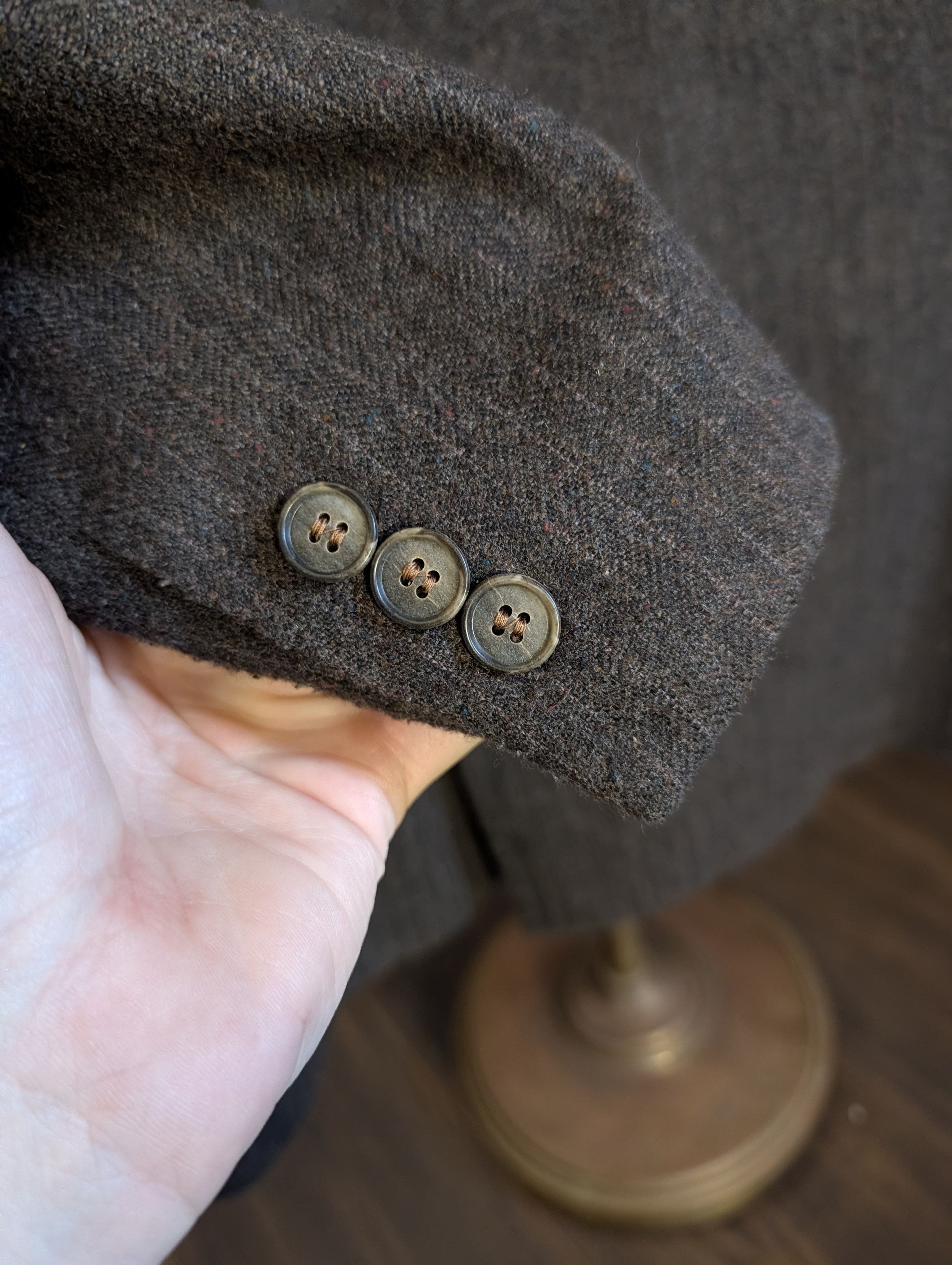 Ducati Hand tailored vintage double breasted speckled weave jacket Size 40R - 6 Thumbnail