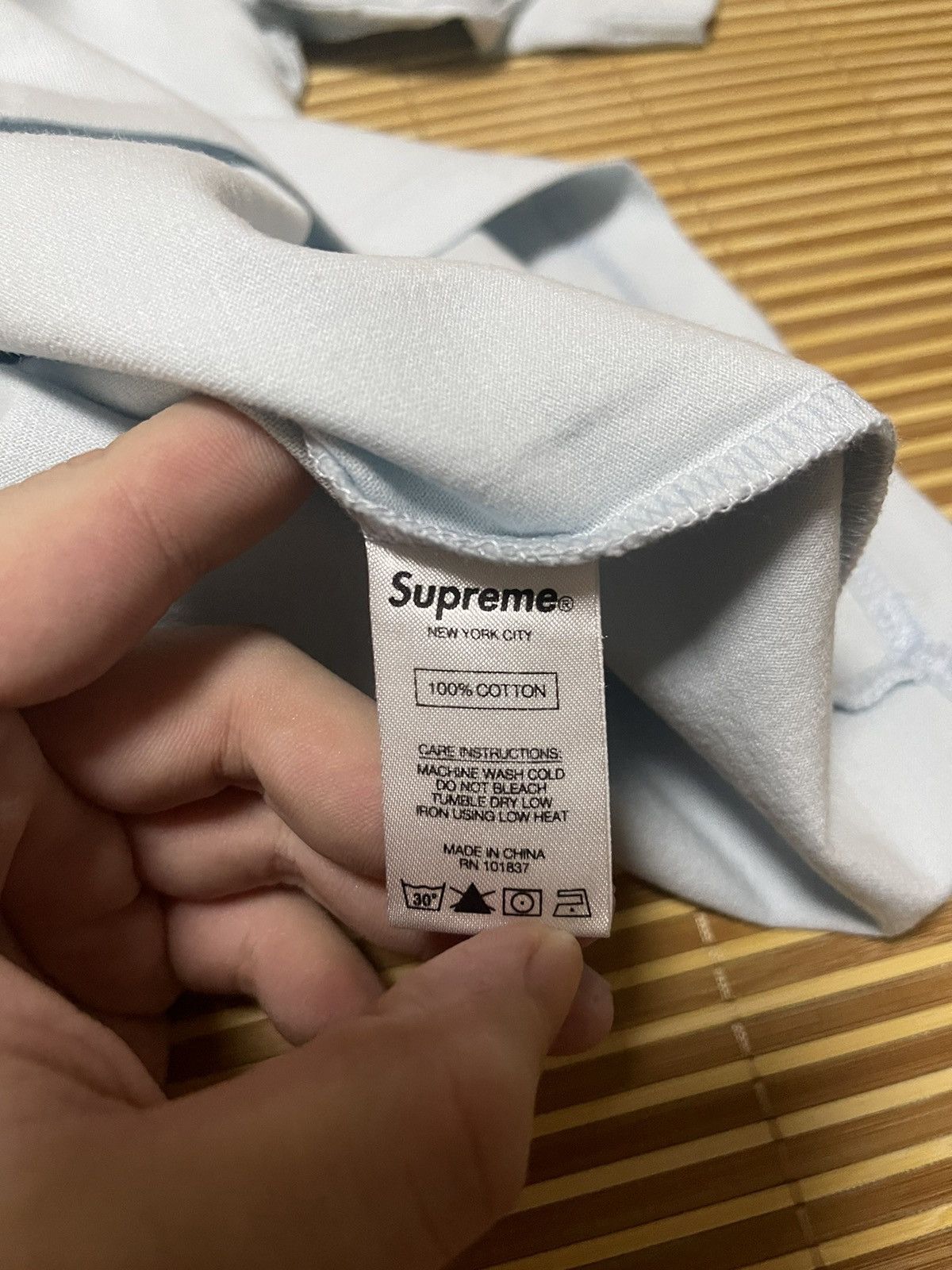 Supreme Supreme new York embroidery tee Size US M / EU 48-50 / 2 - 5 Thumbnail